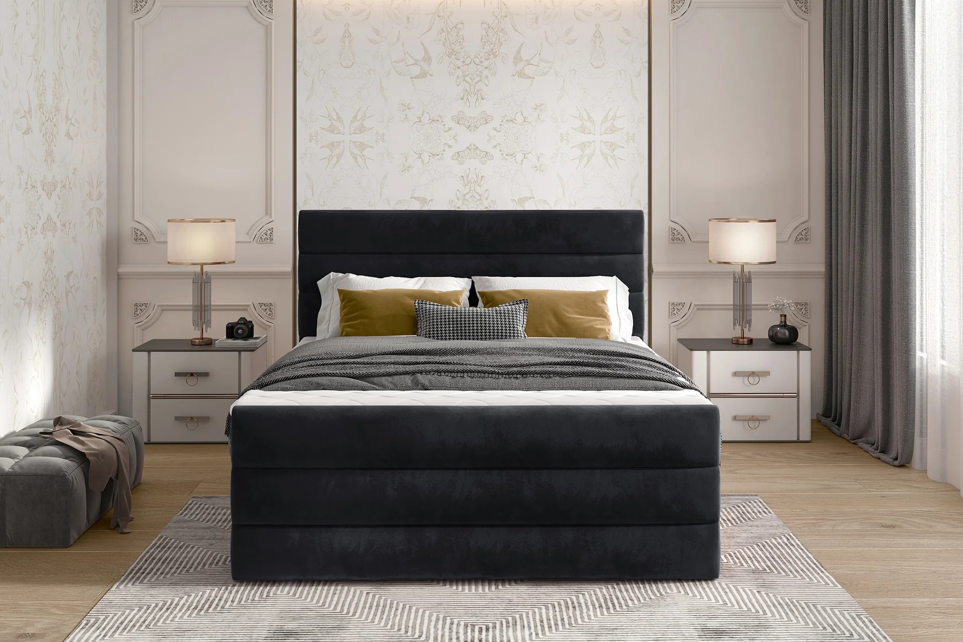 Ethan ViscoLuxe Bed with Storage K07