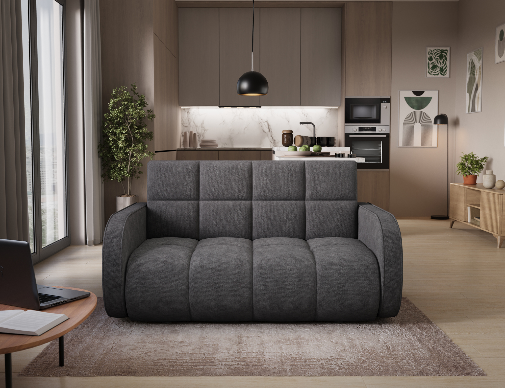 Dursley 3 Seater Sofa Bed with Storage PC04