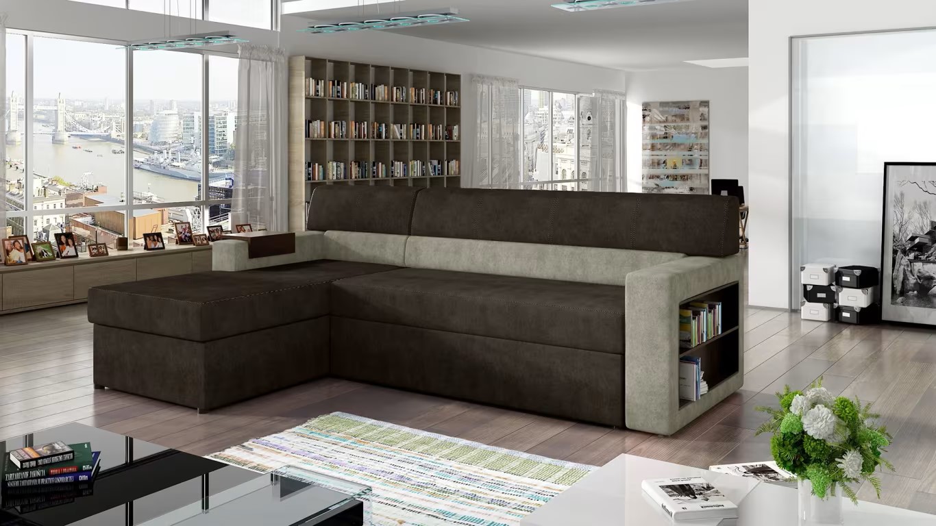Richmond Corner Sofa Bed with Storage D28/D22