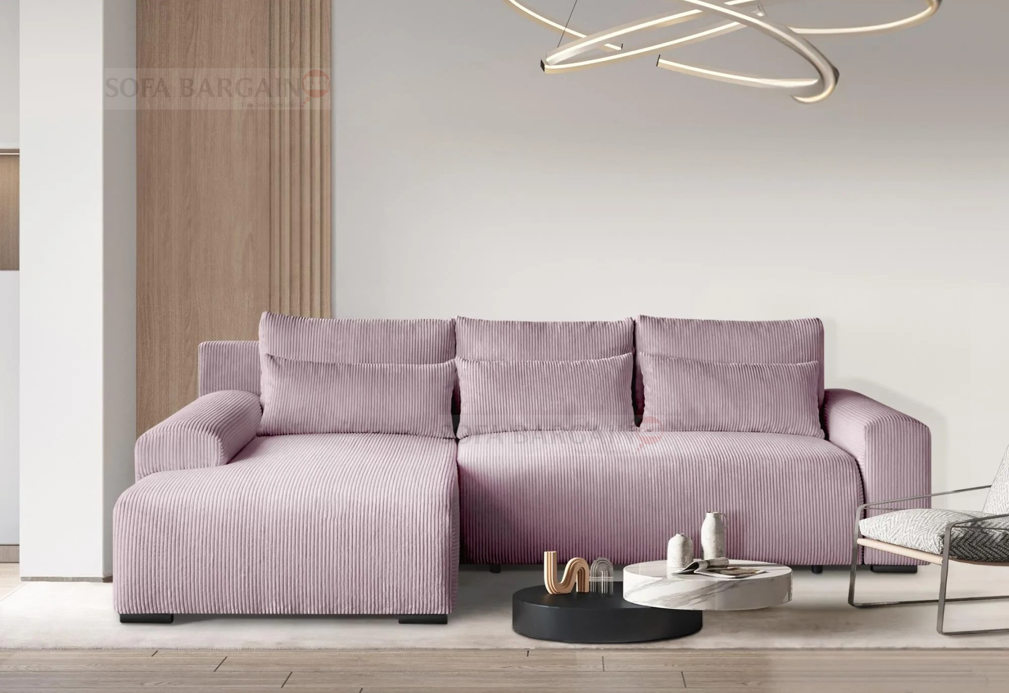 Bedford Corner Sofa Bed with Storage PS27