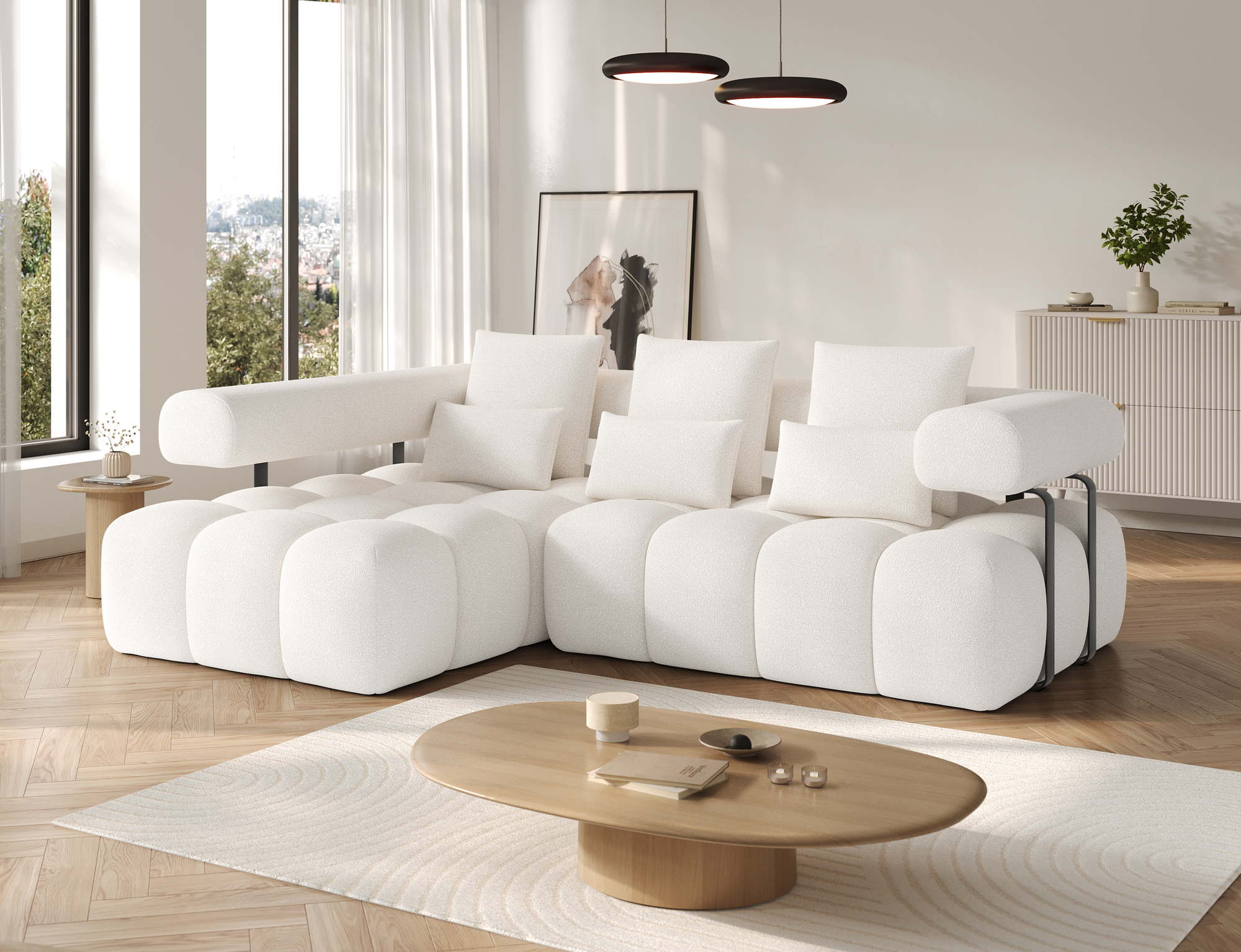 Eli Corner Sofa Bed JY01