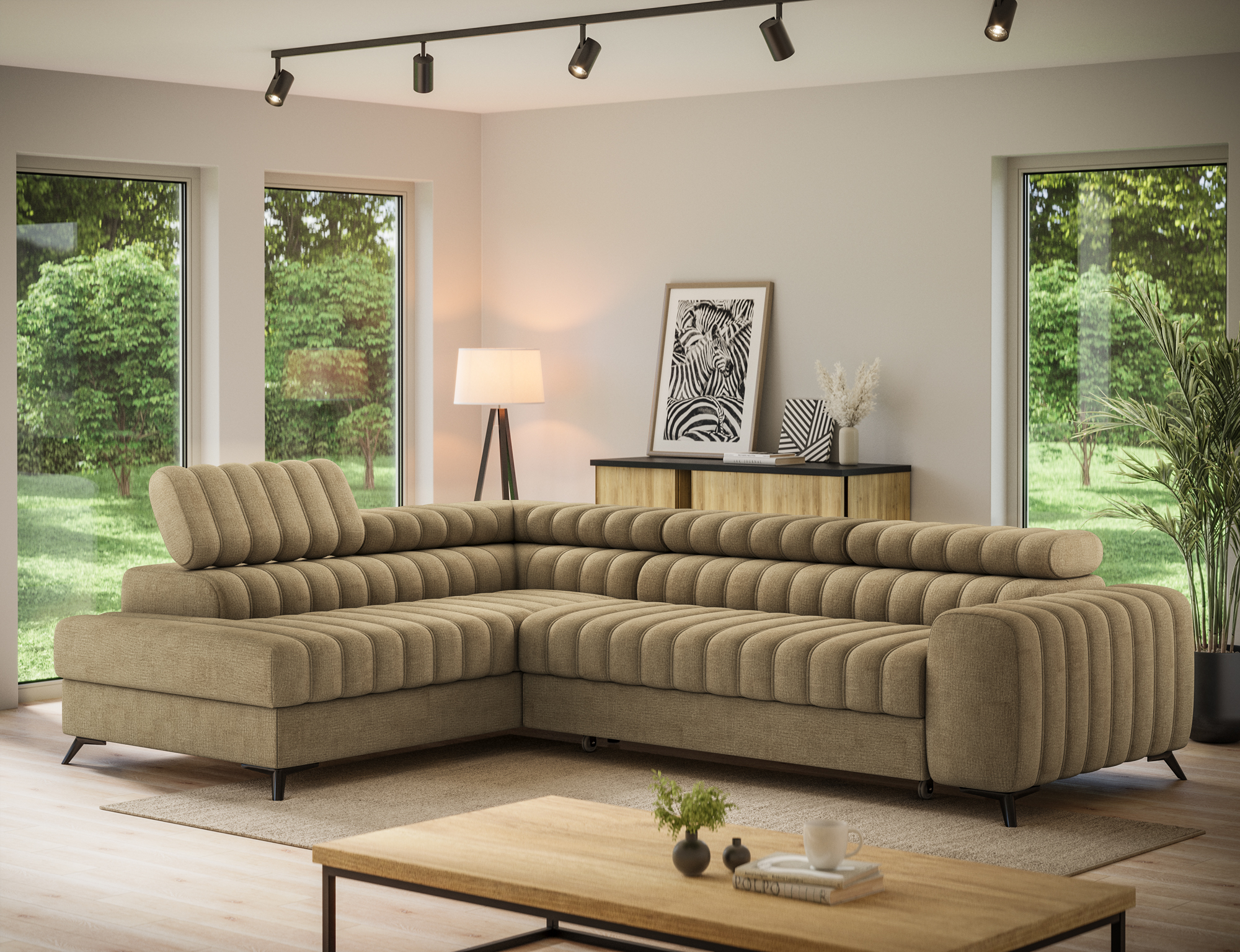 Kearsley Corner Sofa Bed with Storage N20