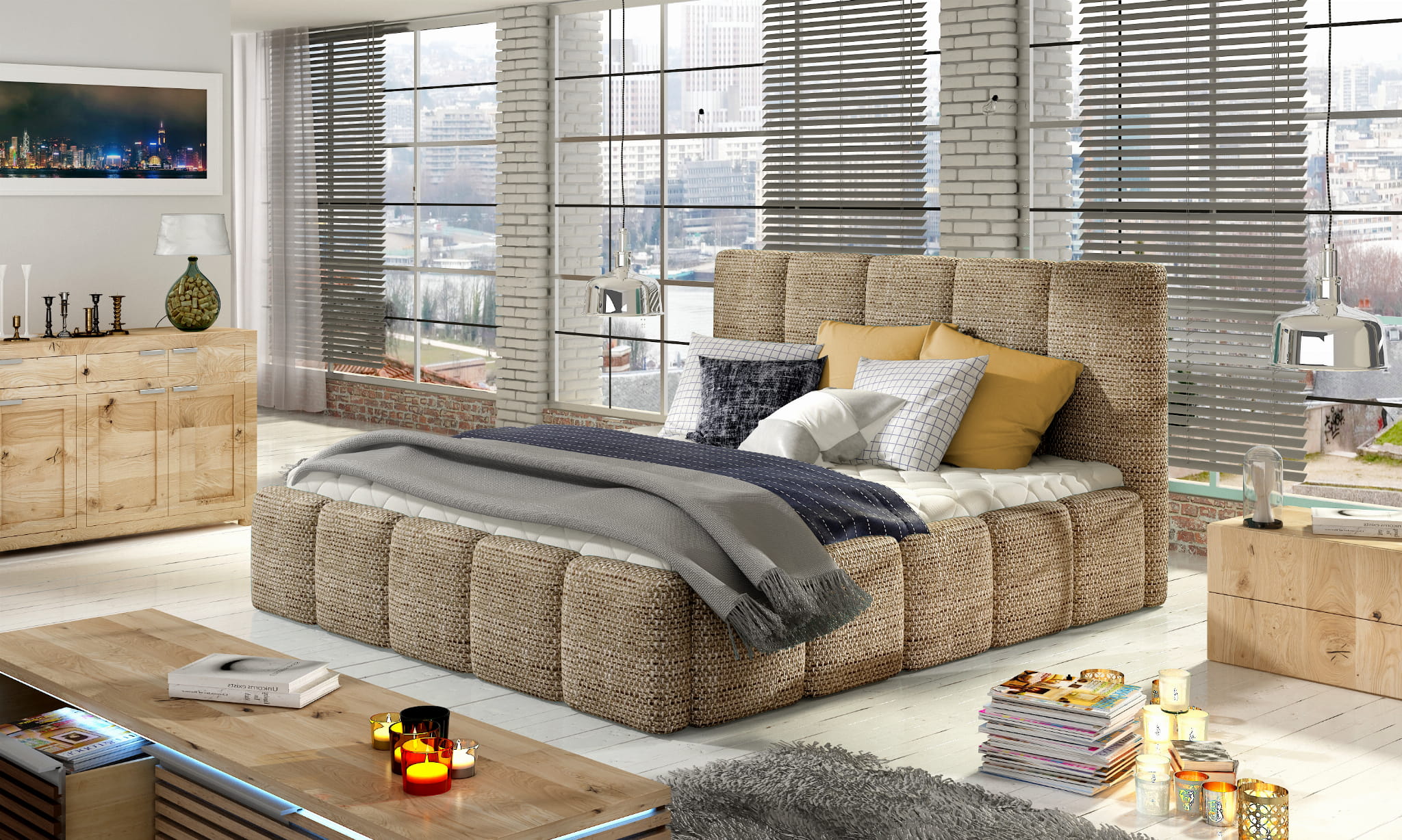 Edgware Upholstered Bed B03
