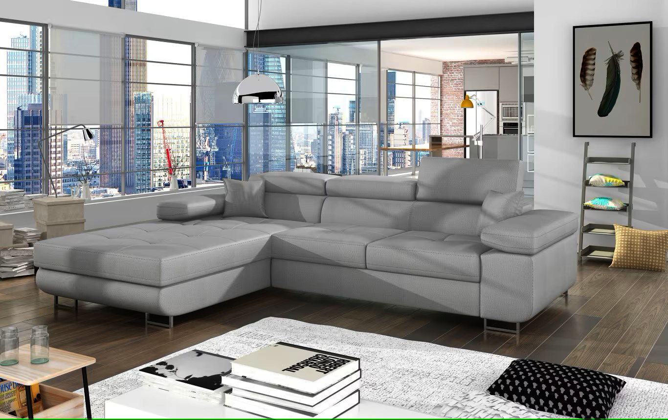 Aman Corner Sofa Bed with Storage