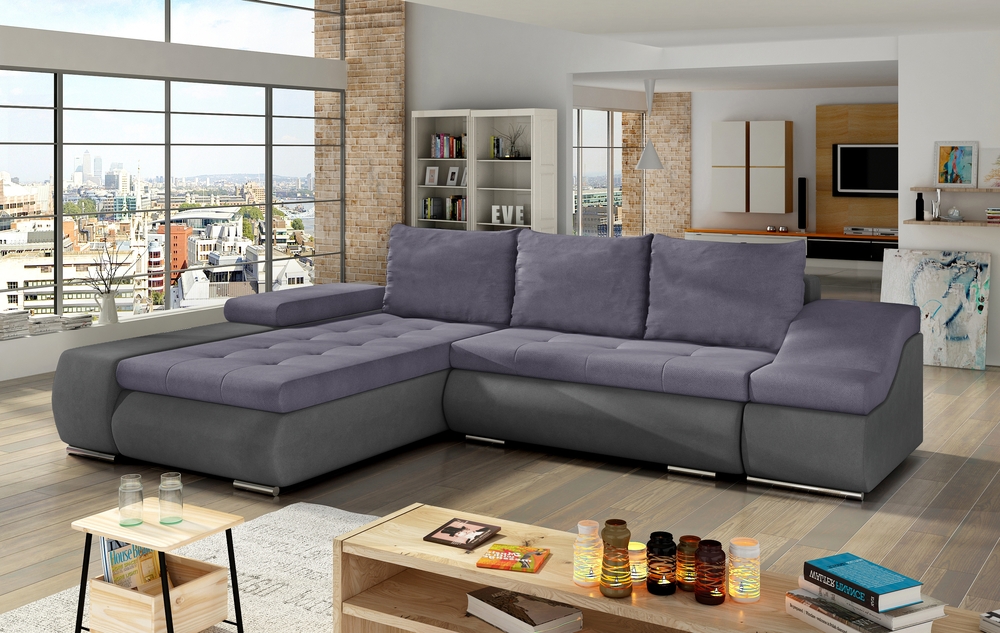 Birmingham Corner Sofa Bed with Storage S65/S93