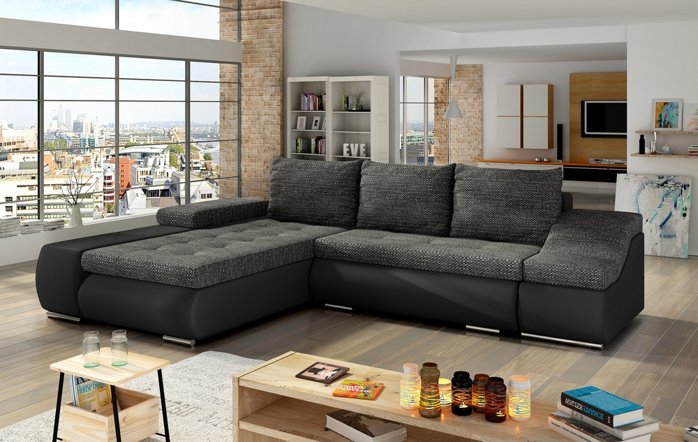 Birmingham Corner Sofa Bed with Storage B02/S11