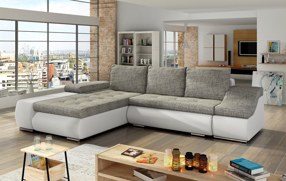 Birmingham Corner Sofa Bed with Storage B01/S17