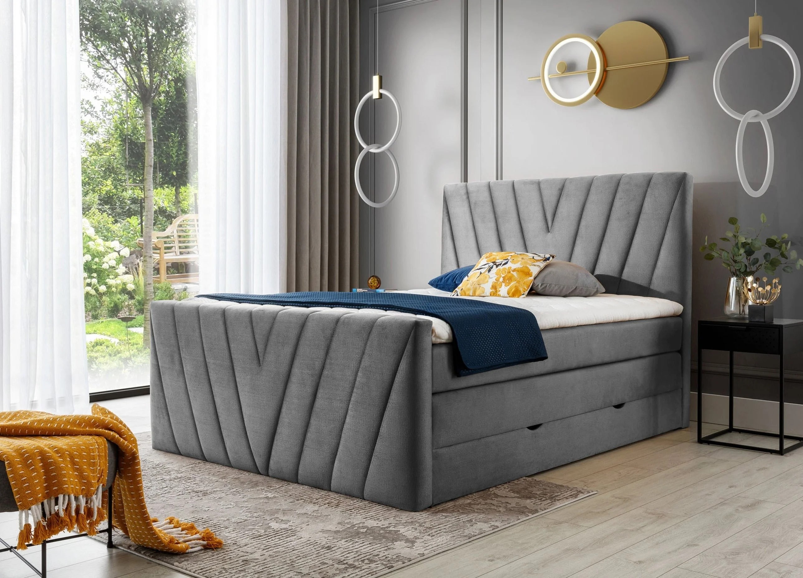 Somerset ViscoLuxe Bed with Storage N04