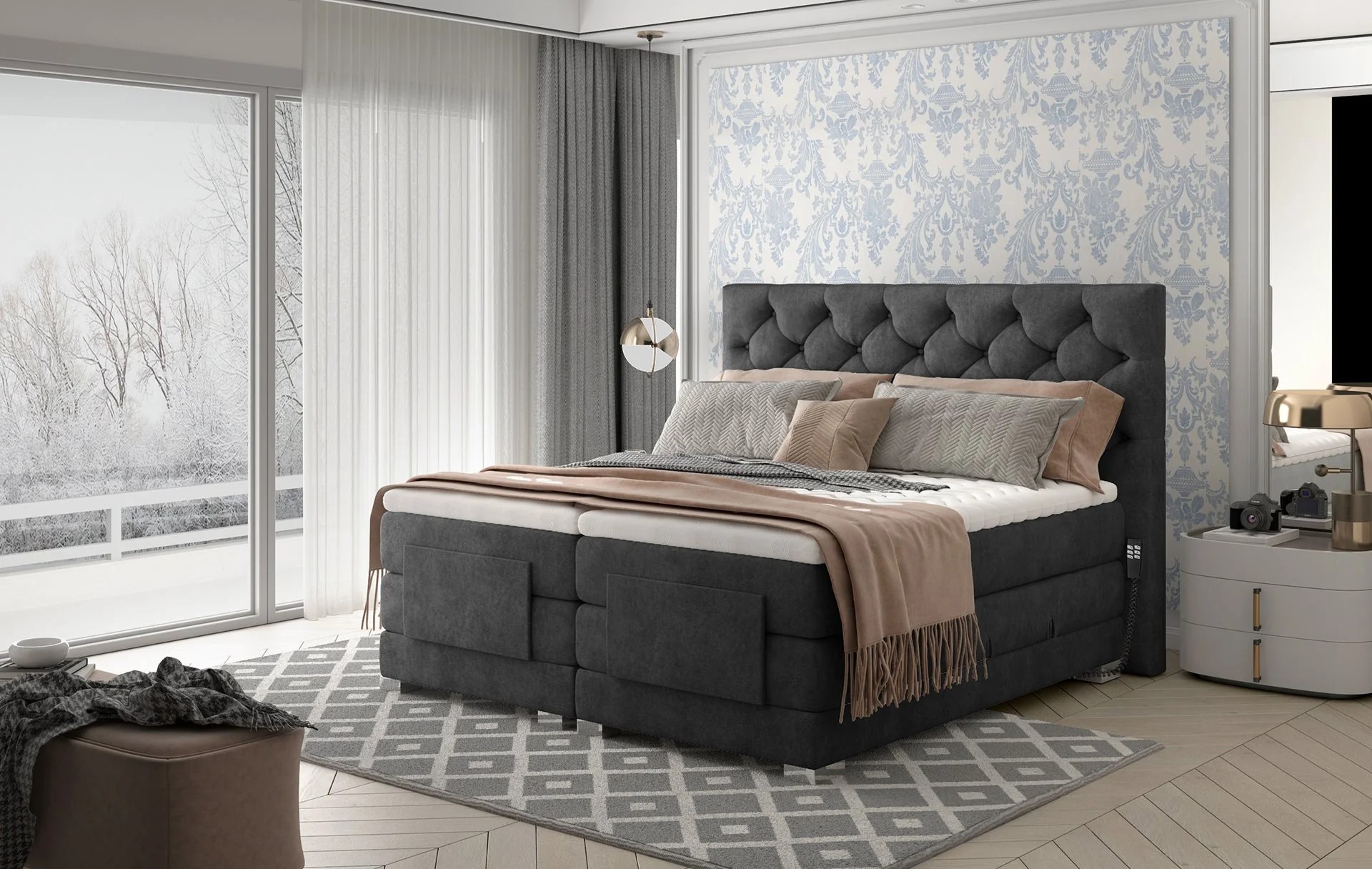 Best Electronic Touch Adjustable Bed D96
