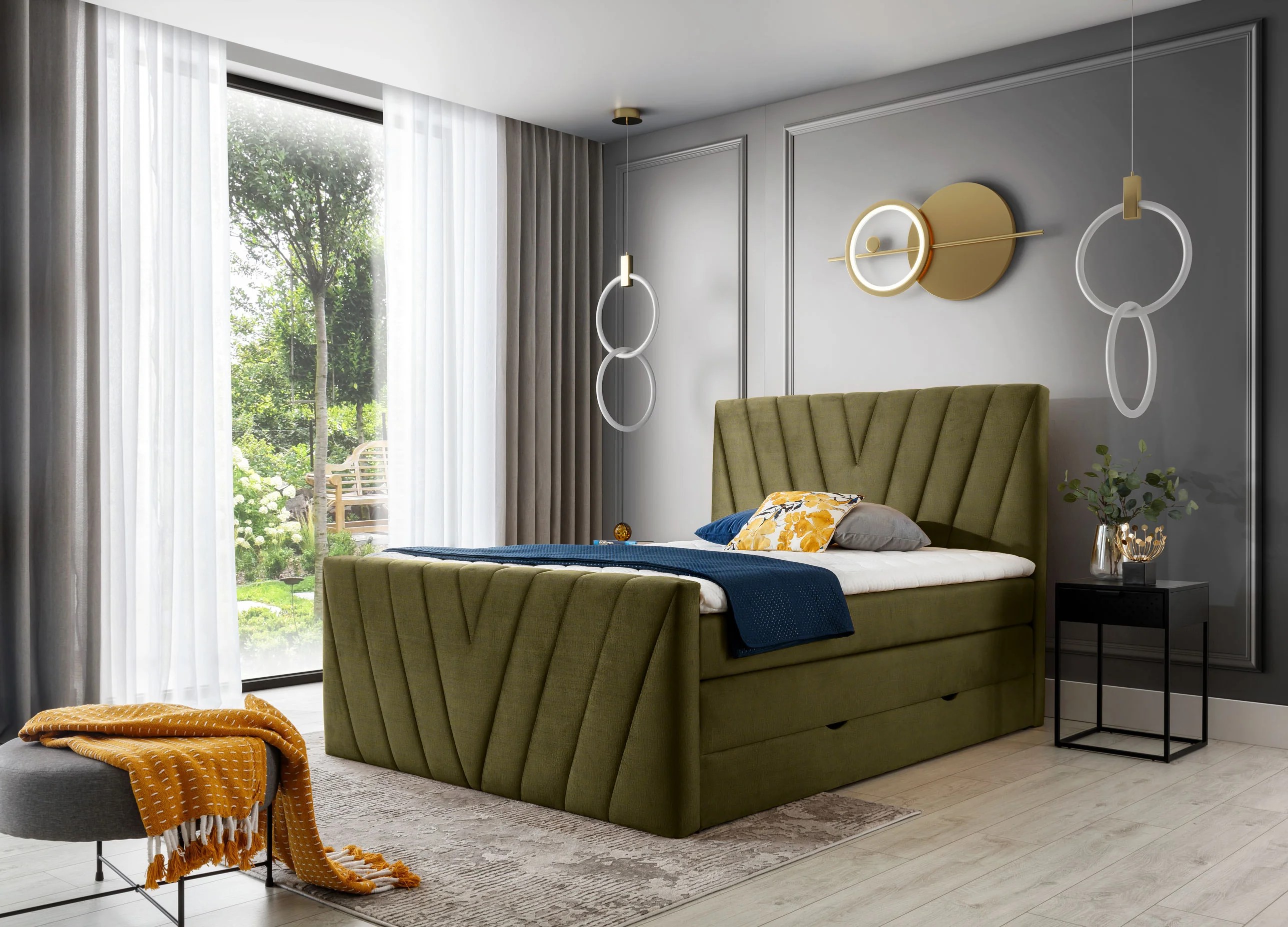 Somerset ViscoLuxe Bed with Storage N33