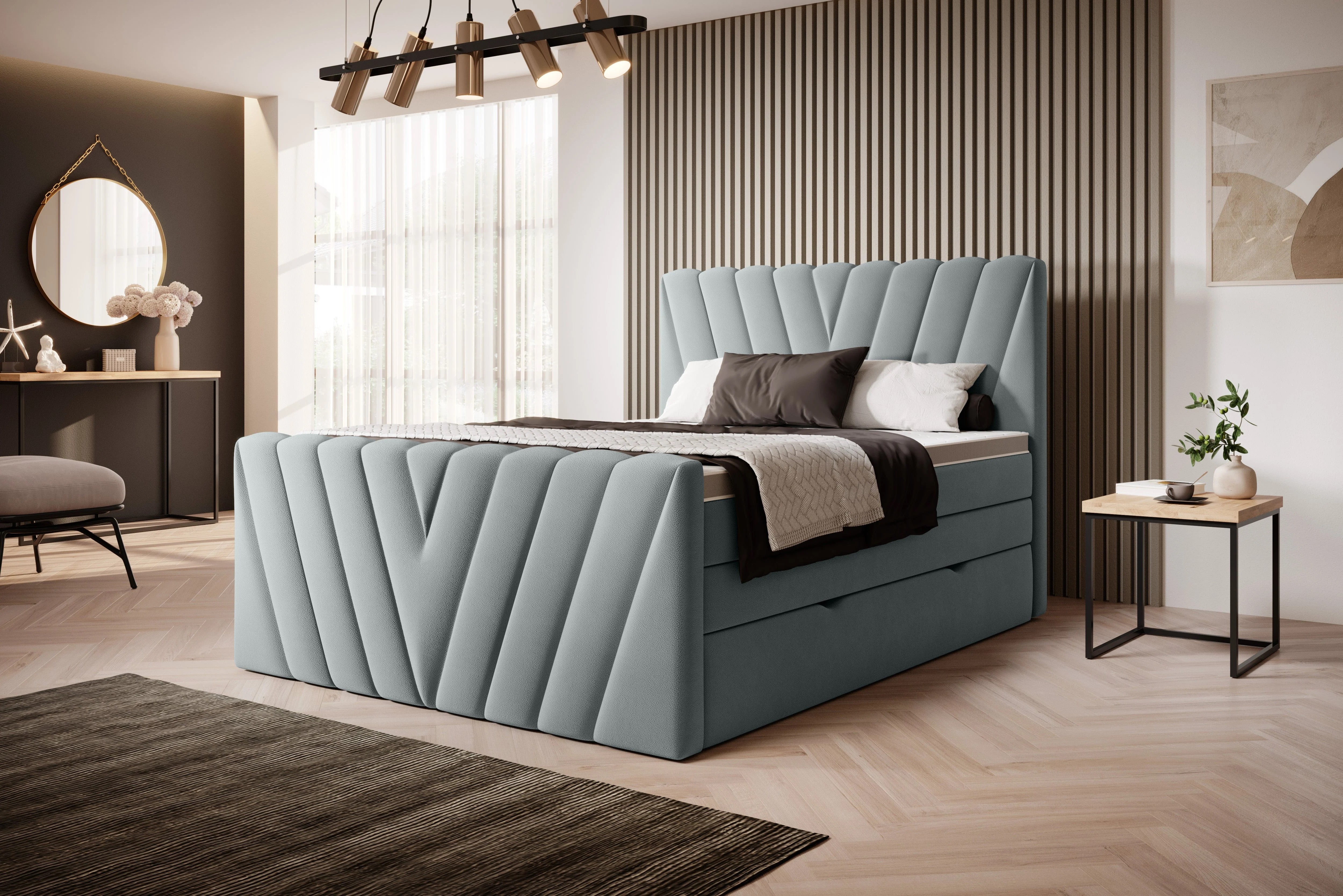 Somerset ViscoLuxe Bed with Storage SV100