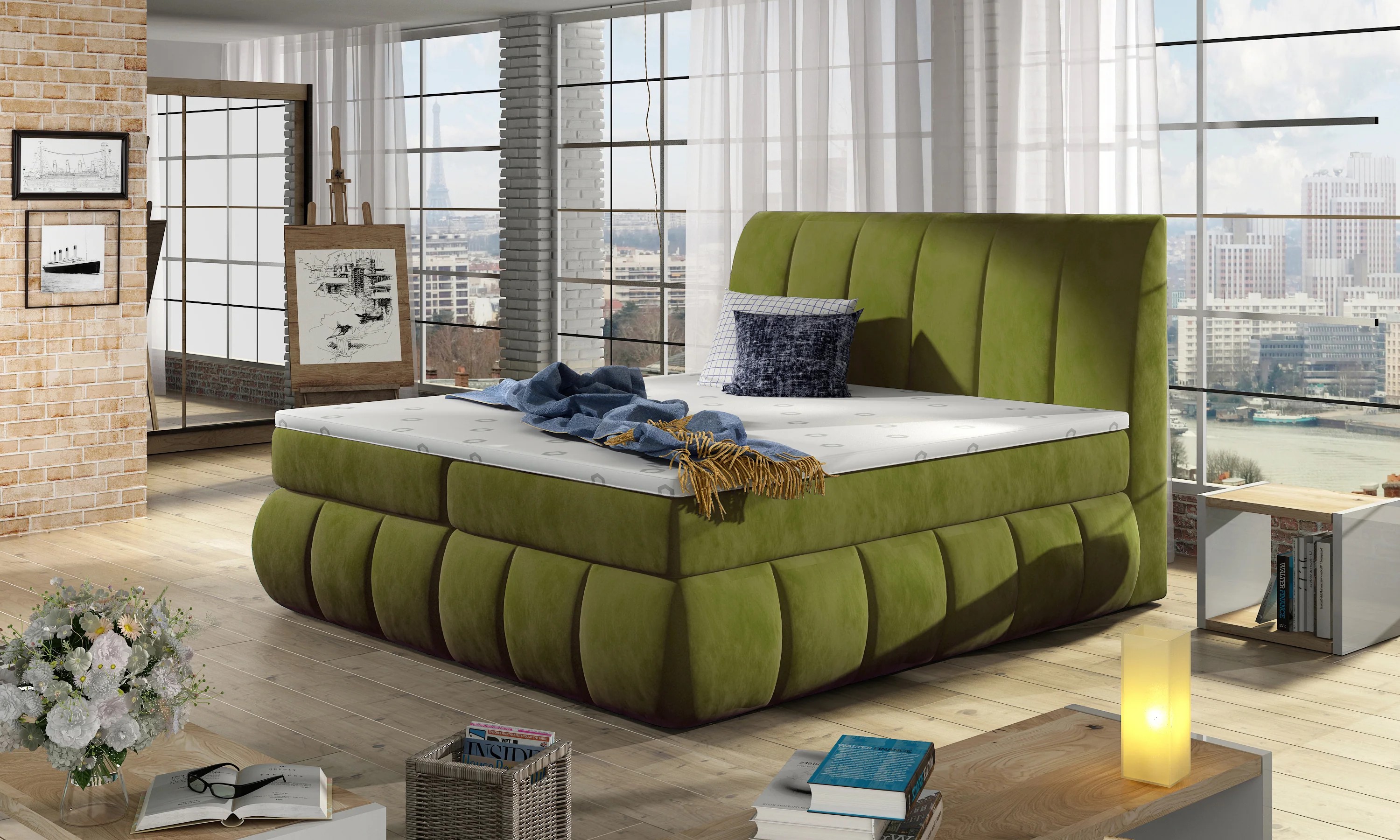 Cheeky Spring Box Bed with Storage RV36