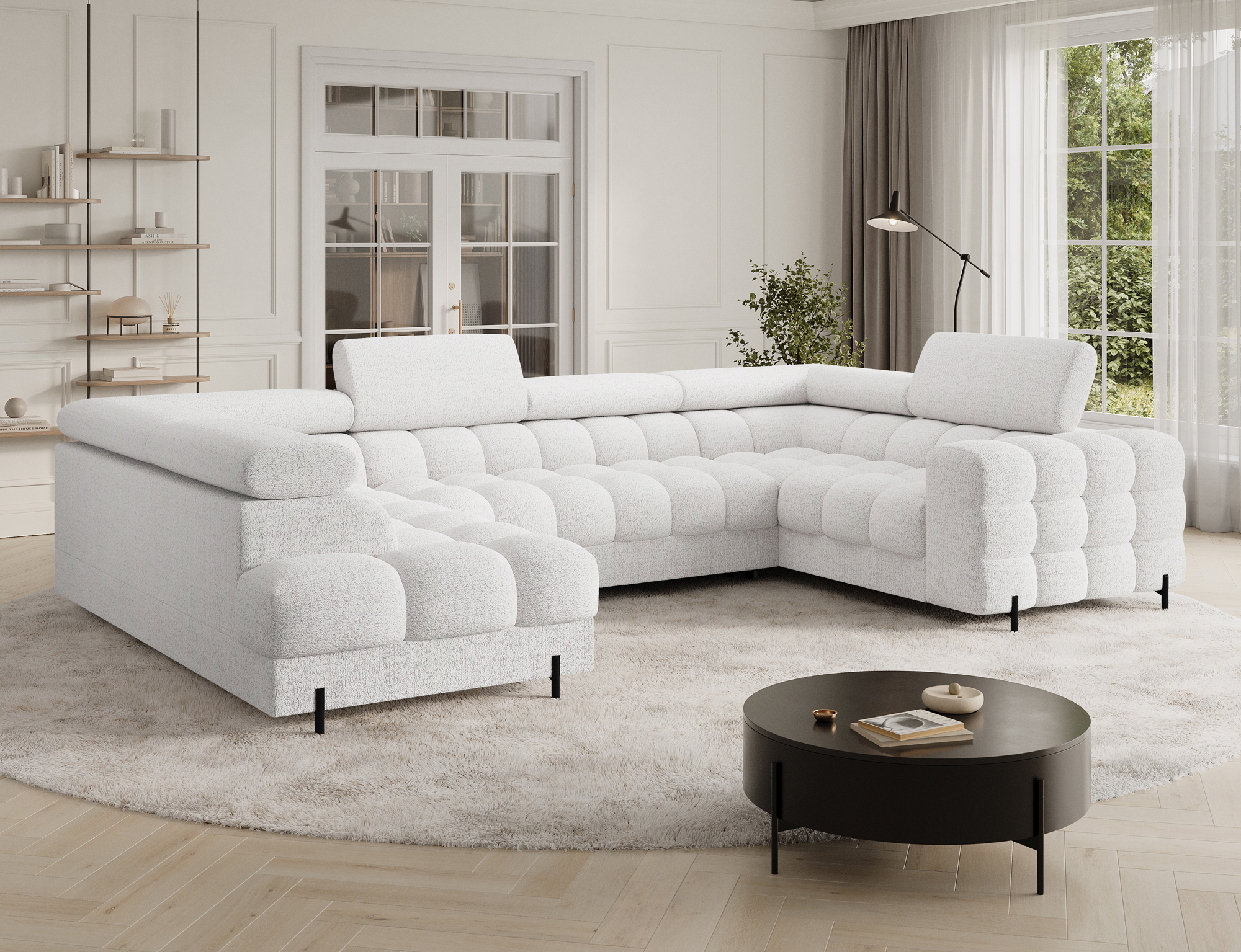 Ethan U Shaped Sofa bed with Storage RY01