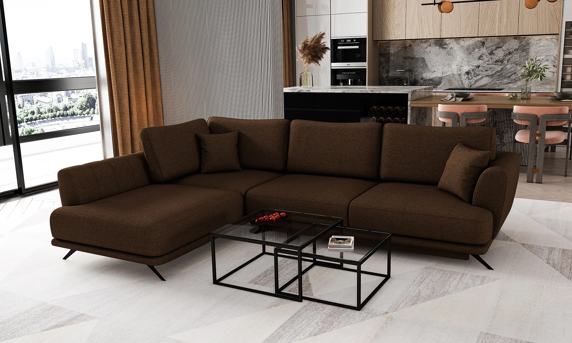 Camden Corner Sofa Bed with Storage F21