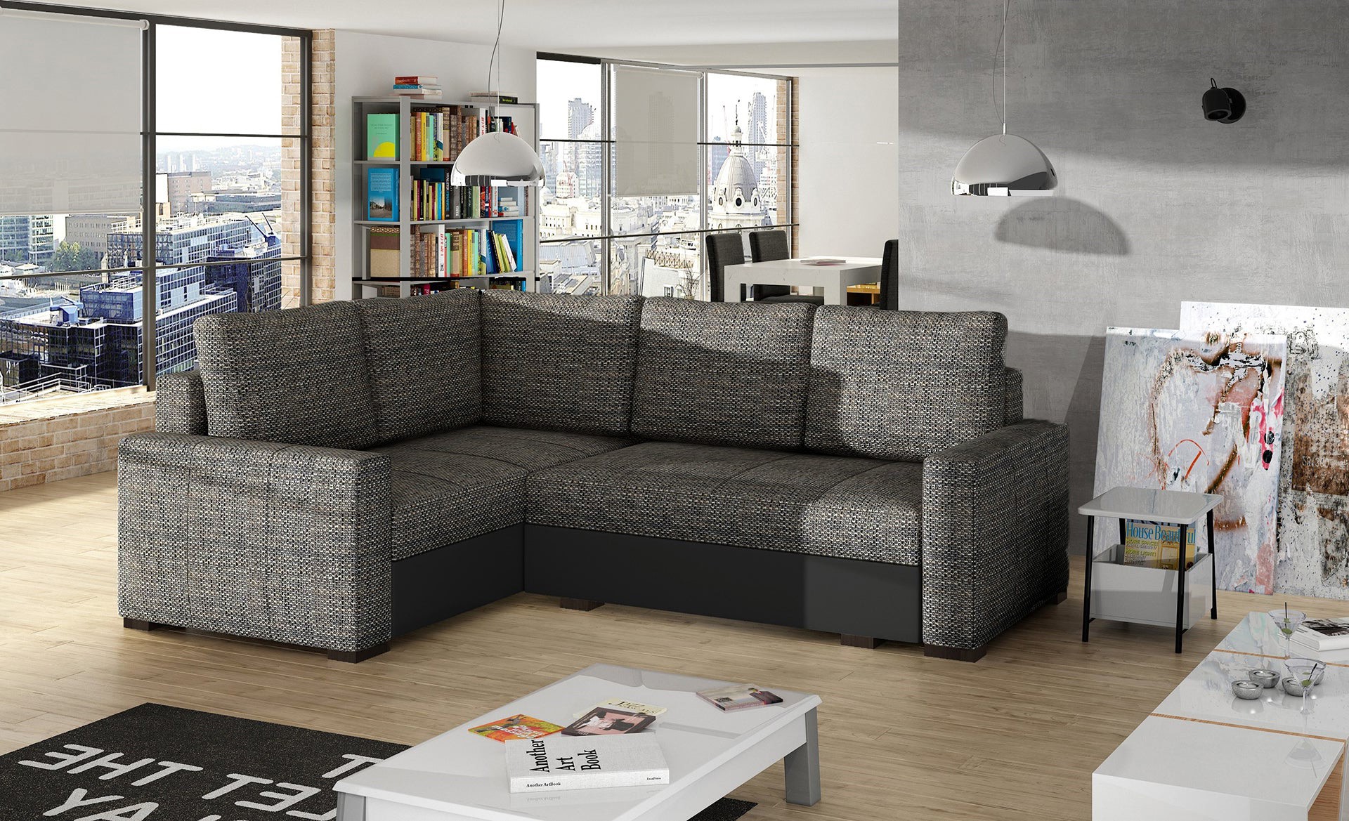 CozyNest Corner Sleeper with Storage B01/S11