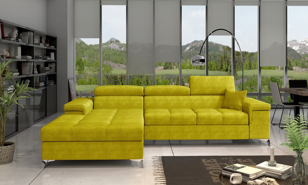 CozyCloud Corner Sofa Bed with Storage O68