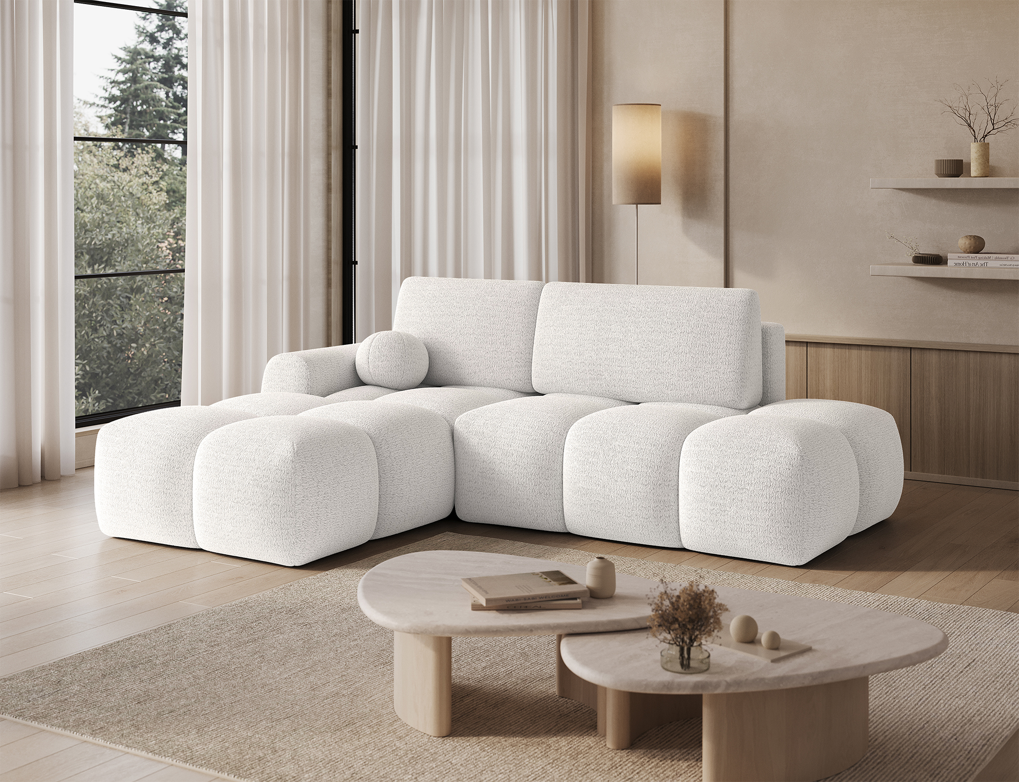 Valaria Corner Sofa Bed with Storage RY01