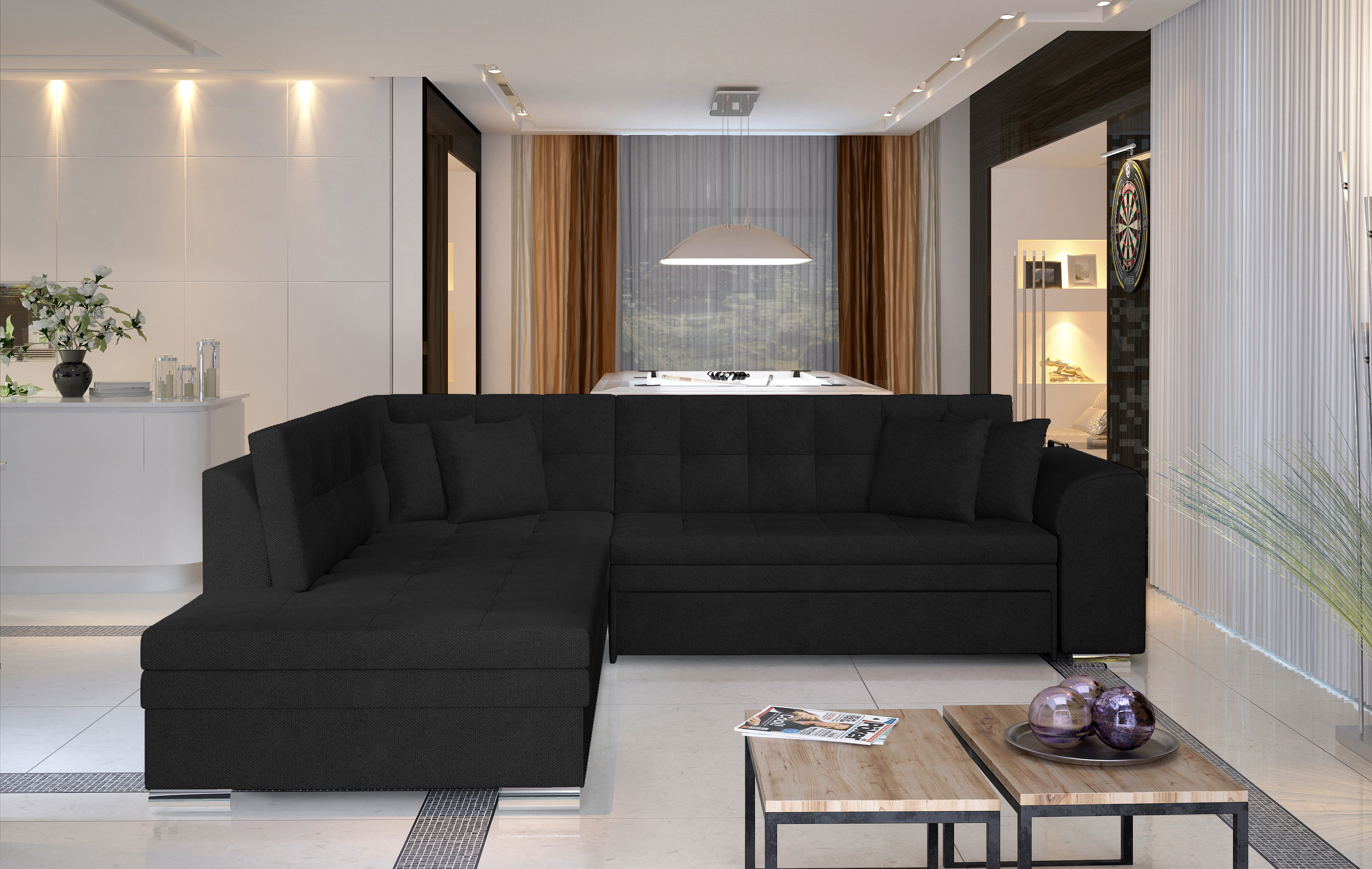 CozyDream Corner Sofa Bed K07