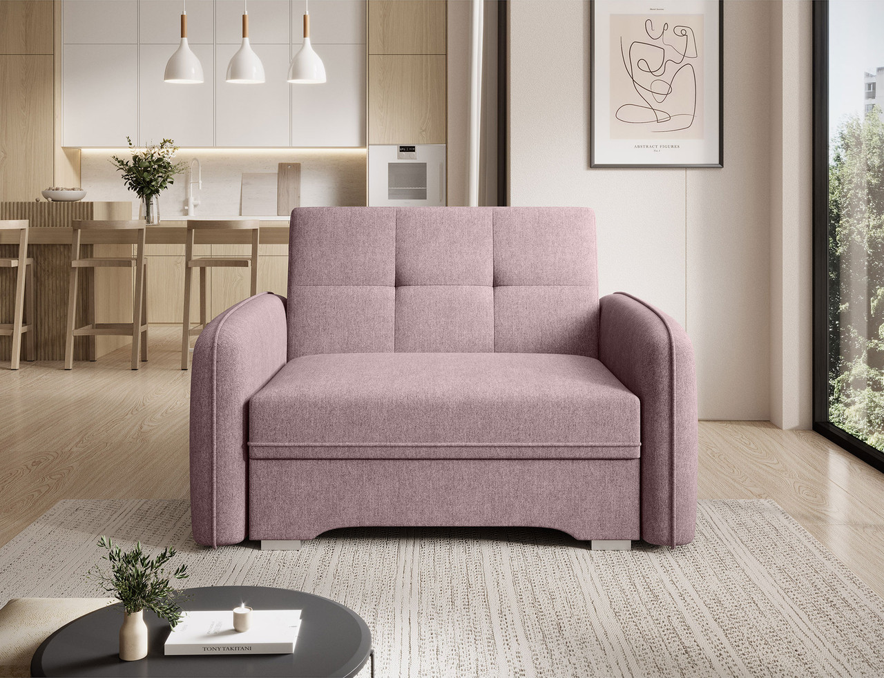 Cheshire Convertible 1 Seater Sofa with Storage PC1011