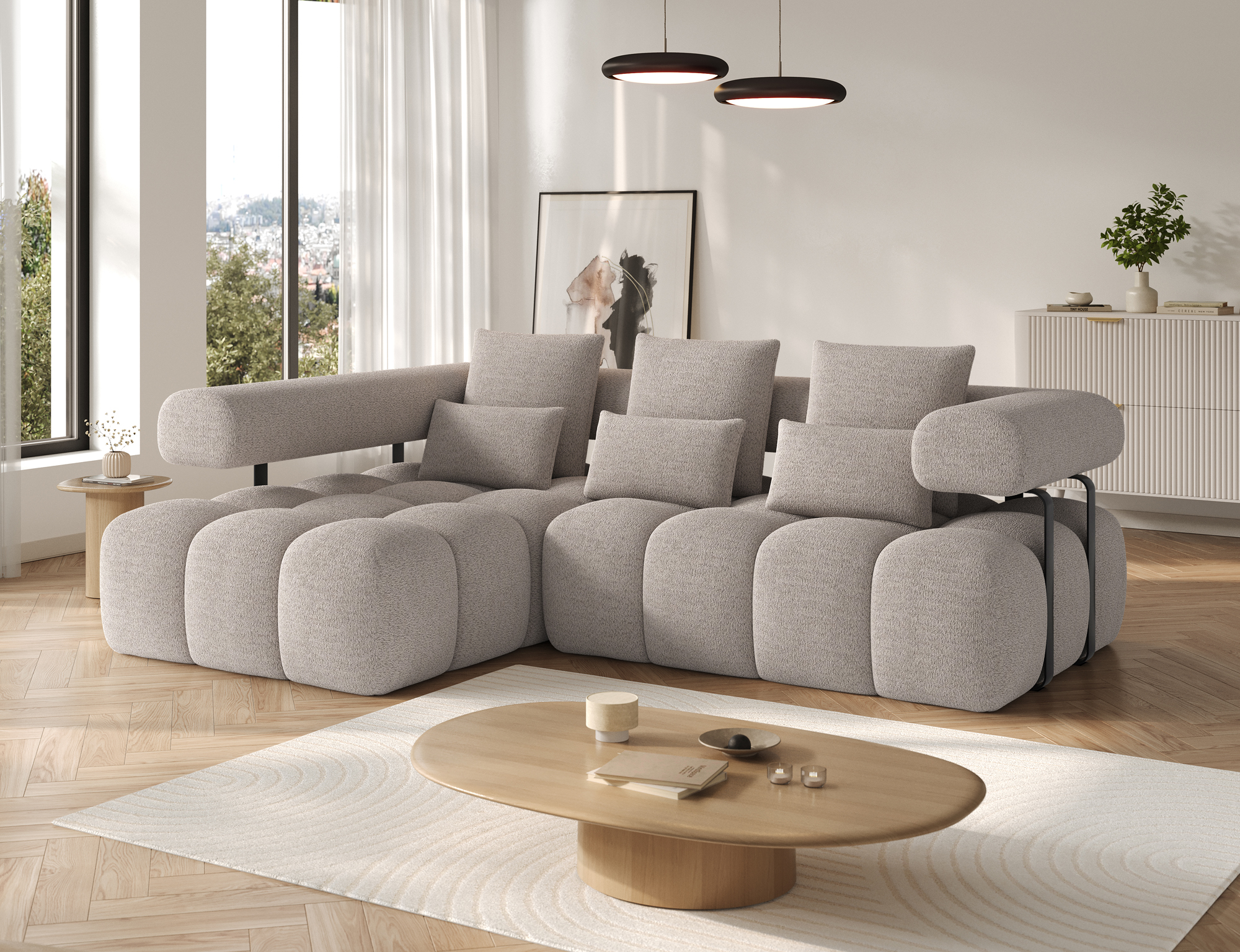Eli Corner Sofa Bed RY18