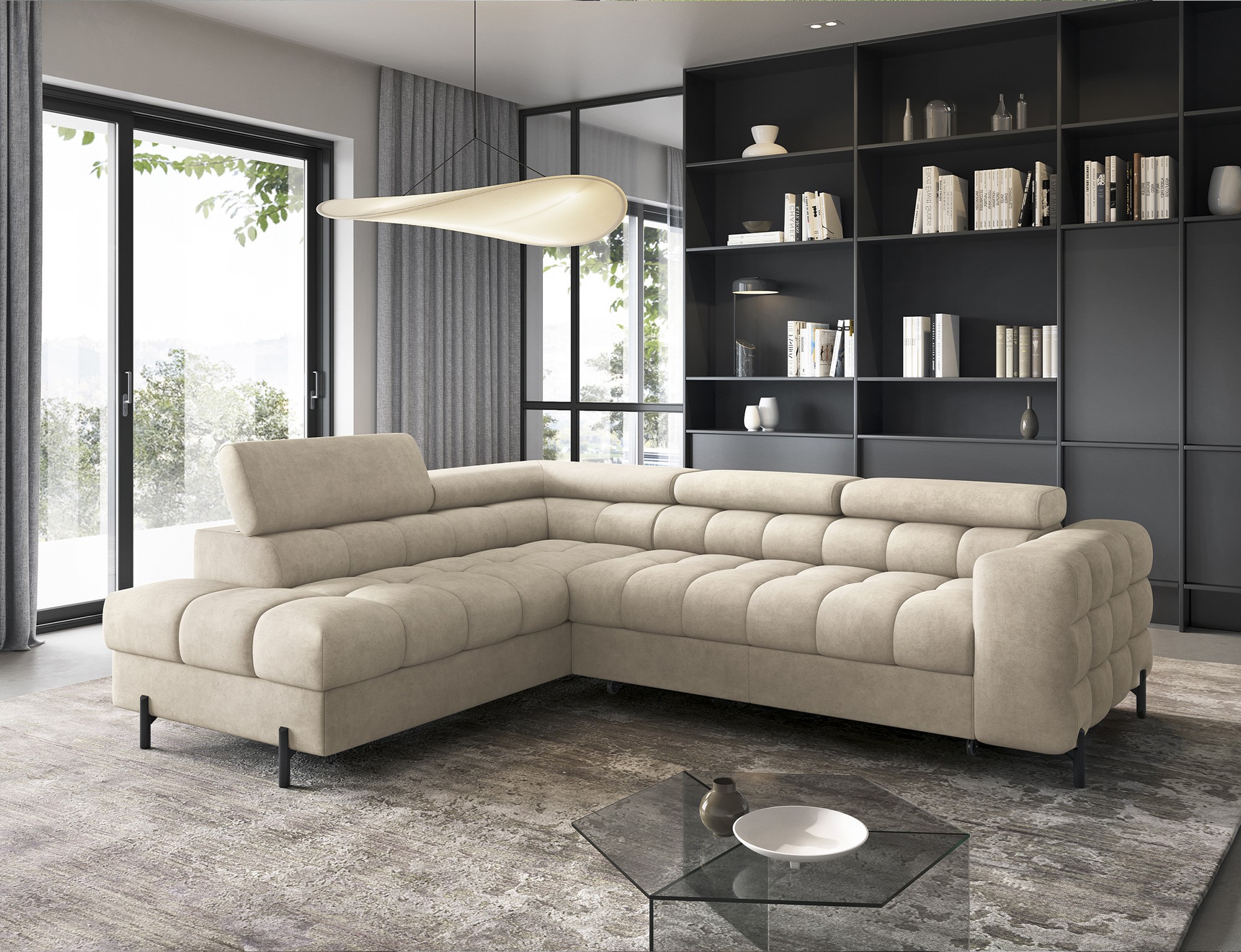 Ethan Corner Sofa Bed with Storage AR.18