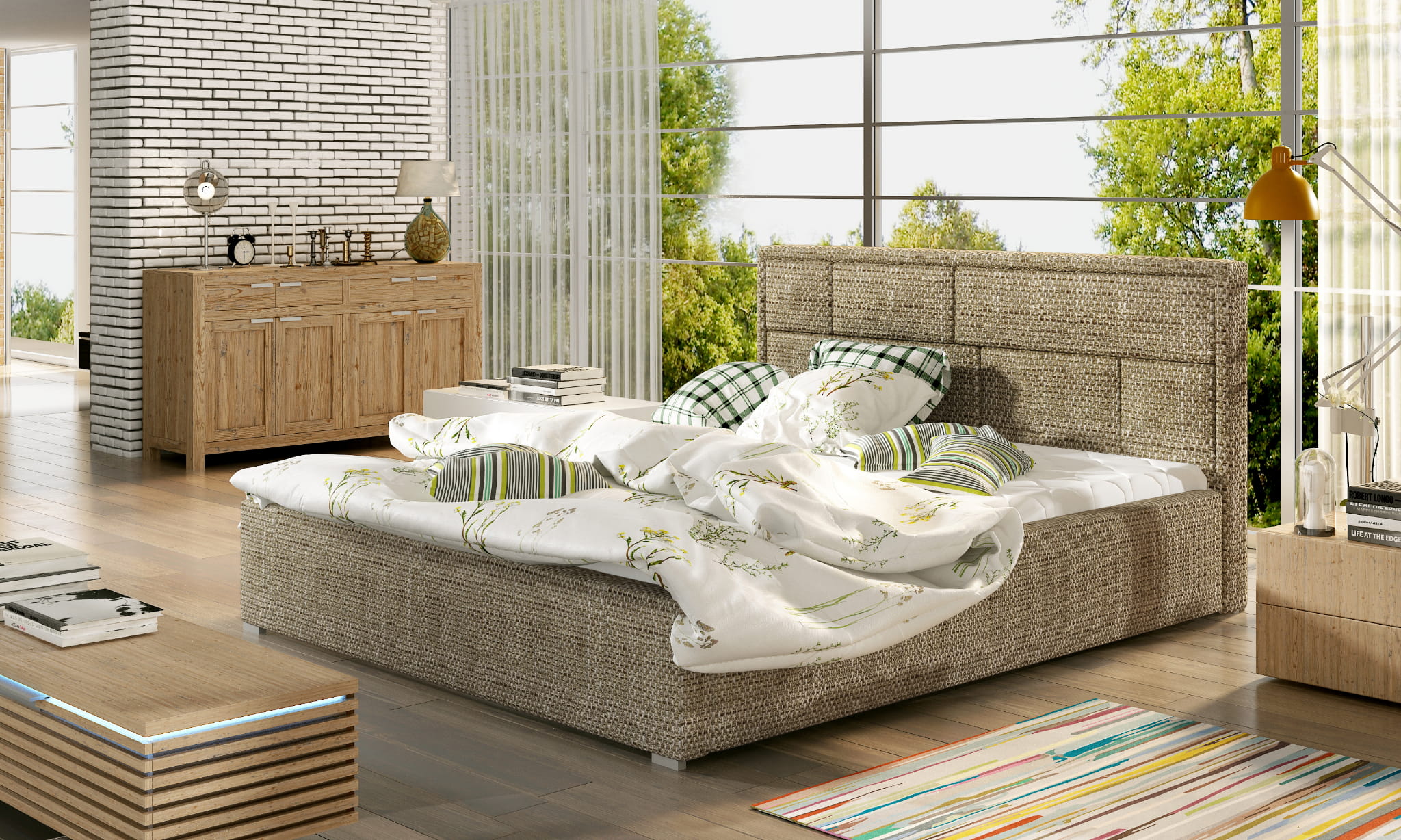 Lydney Upholstered Bed B03