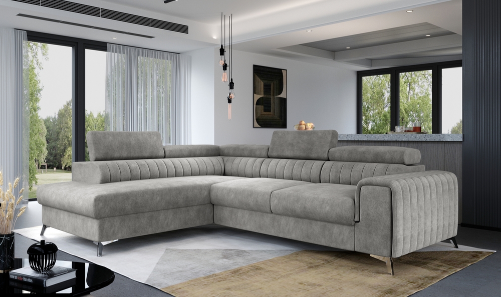 Leicester corner sofa bed with storage D90