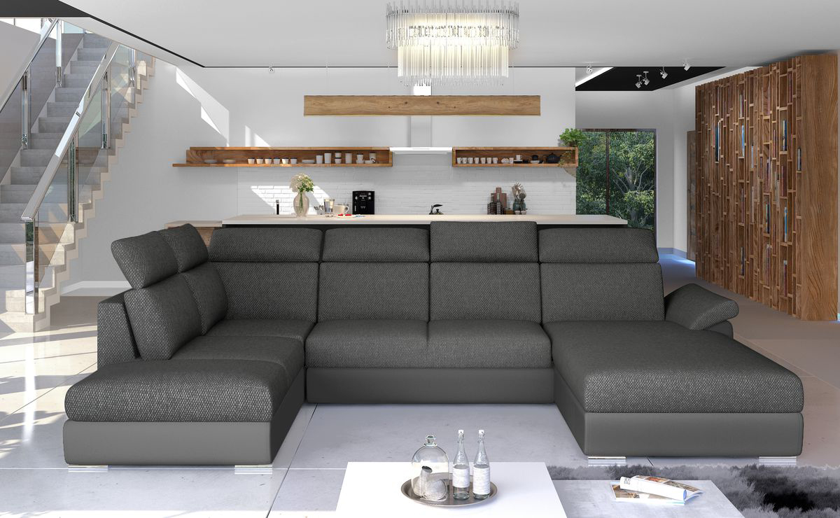 TranquilHaven U Shaped Sleeper with Storage I96/S29