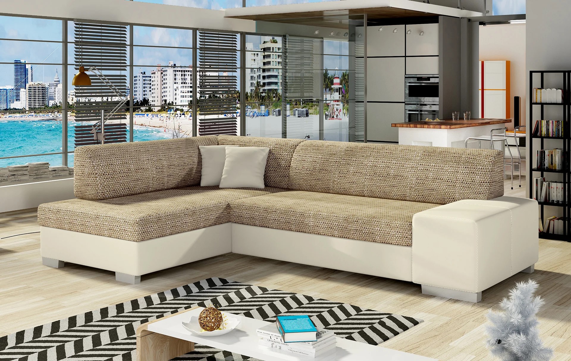 CozyCushion Sofa Bed with Storage B03/S33