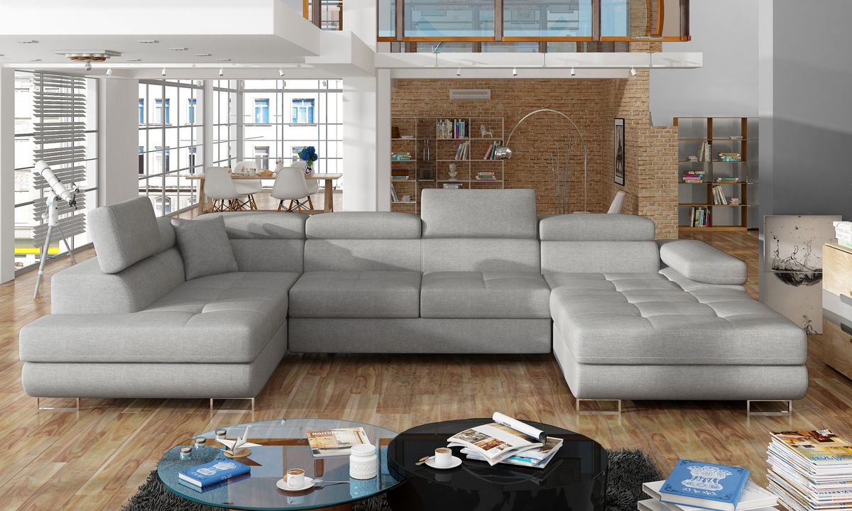 Bristol U Shaped Sofa Bed with Storage C83