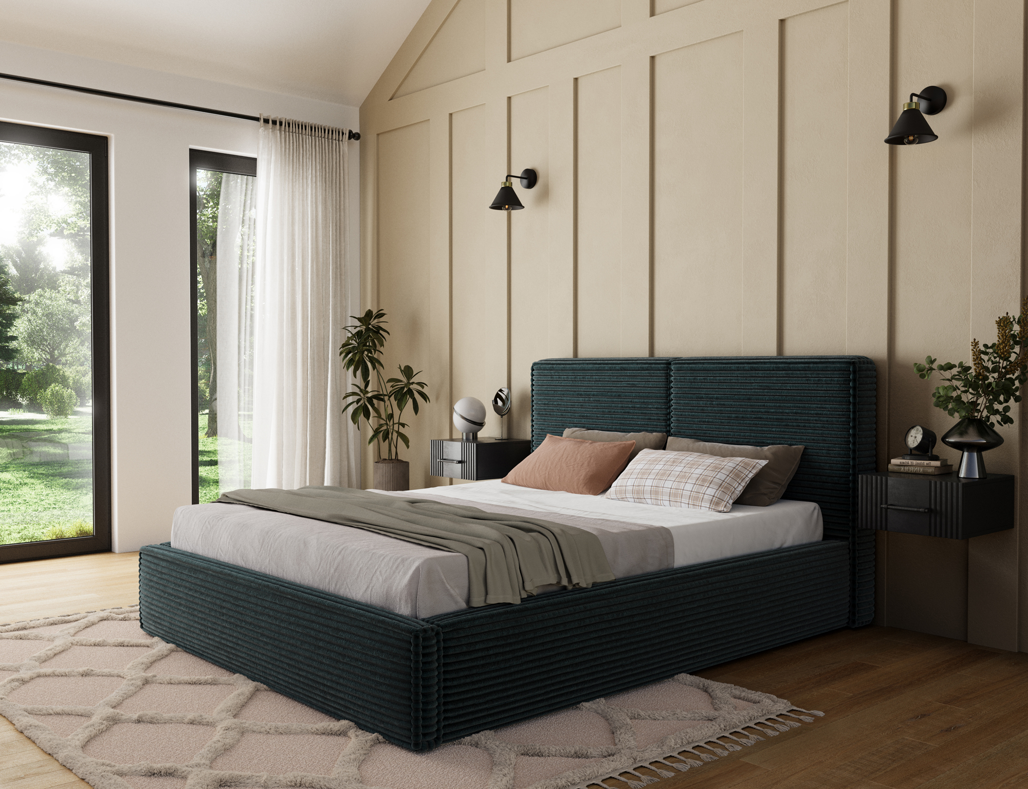 Basel Upholstered Bed ML35