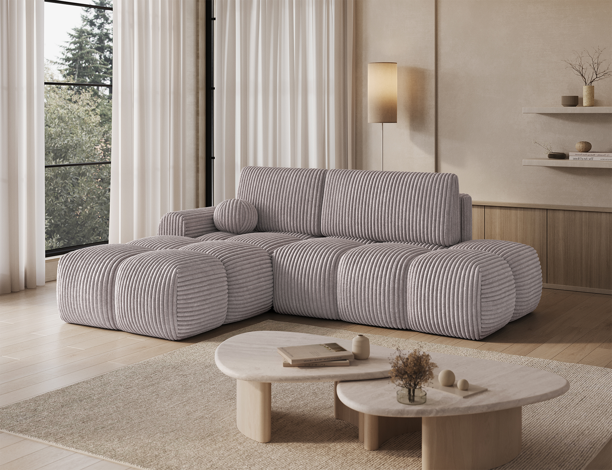 Valaria Corner Sofa Bed with Storage ML03