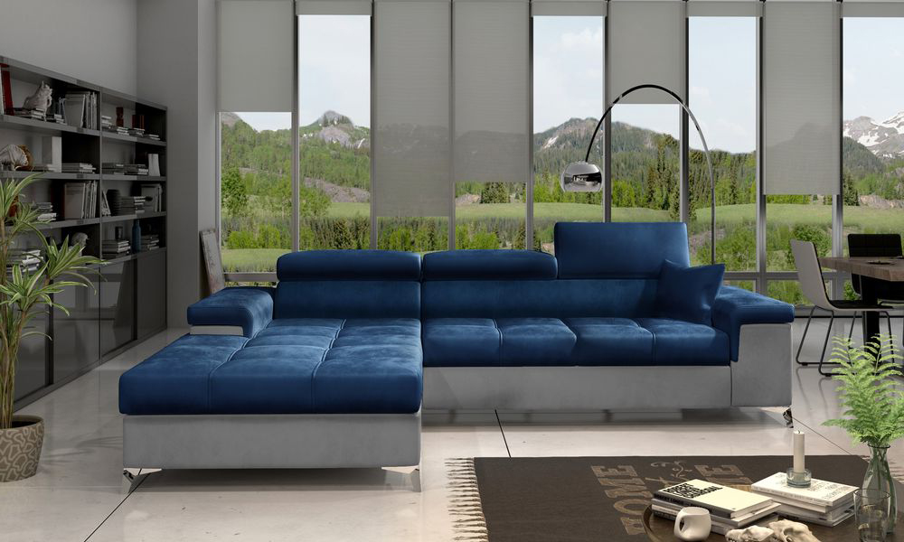 CozyCloud Corner Sofa Bed with Storage M77/M84