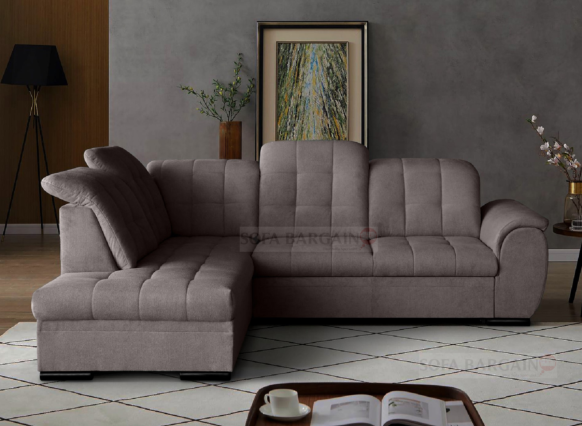 Chester Corner Sofa Bed with Storage VD11