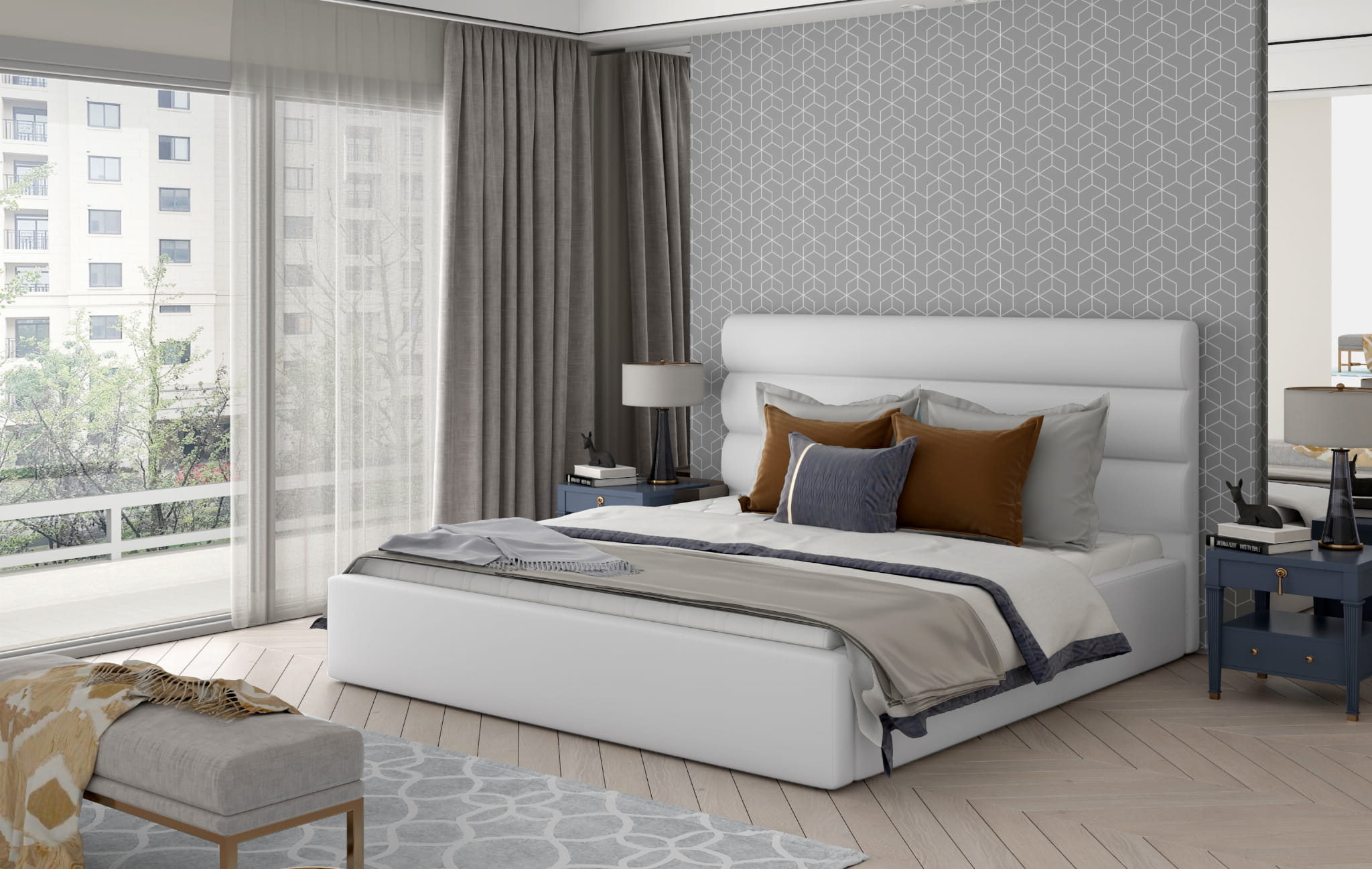 Callington Upholstered Bed S17