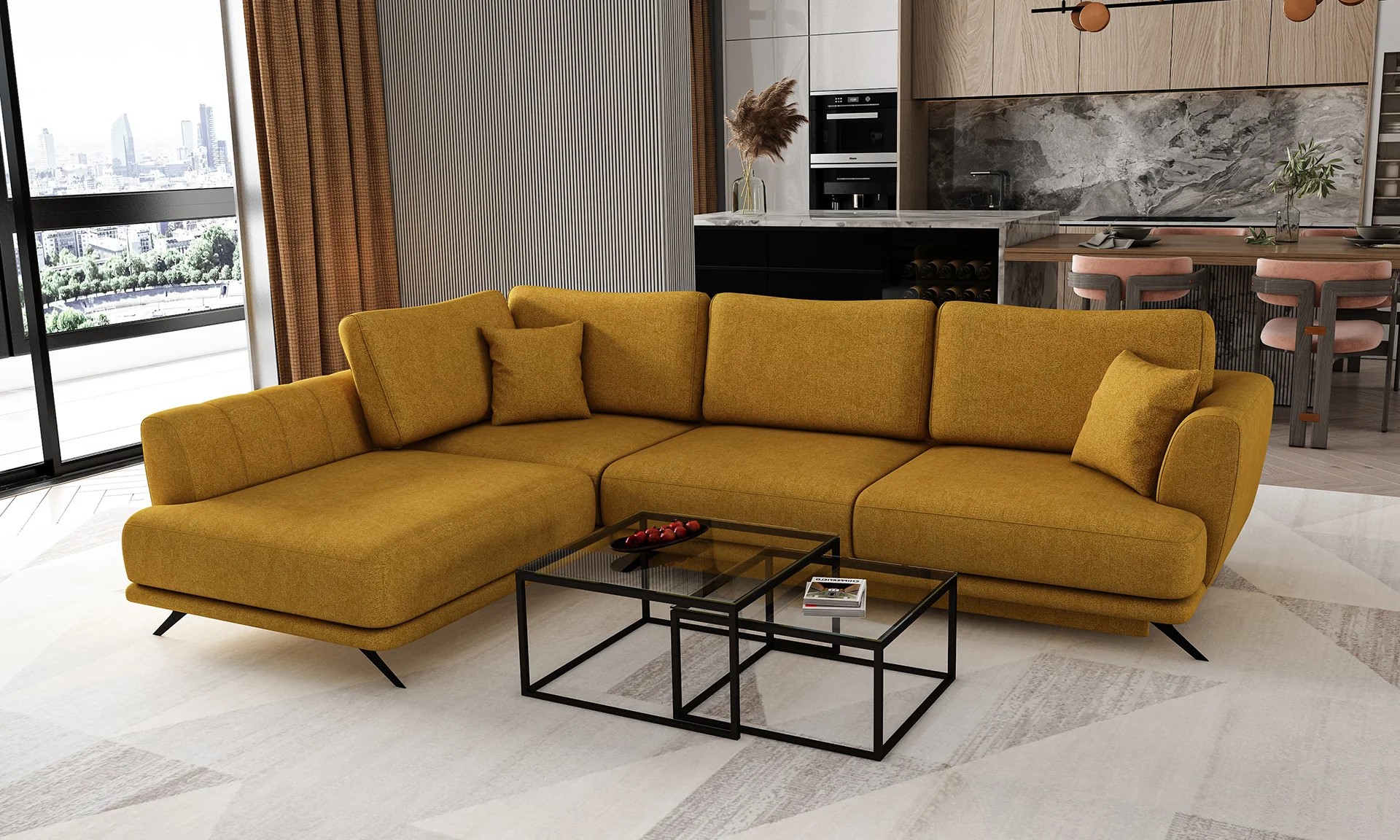 Camden Corner Sofa Bed with Storage GJ45