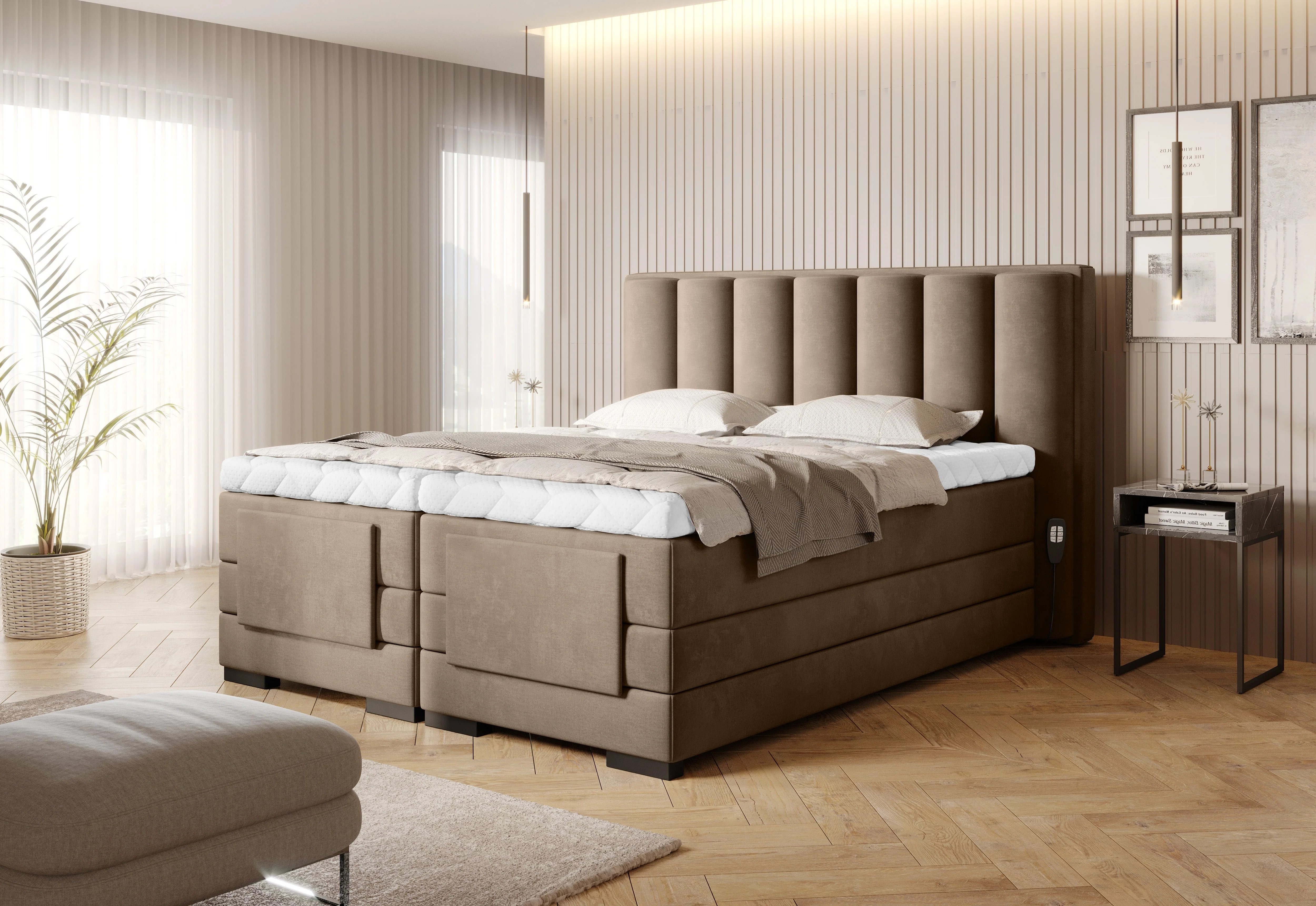 Cardiff Electronic Touch Adjustable Bed N20