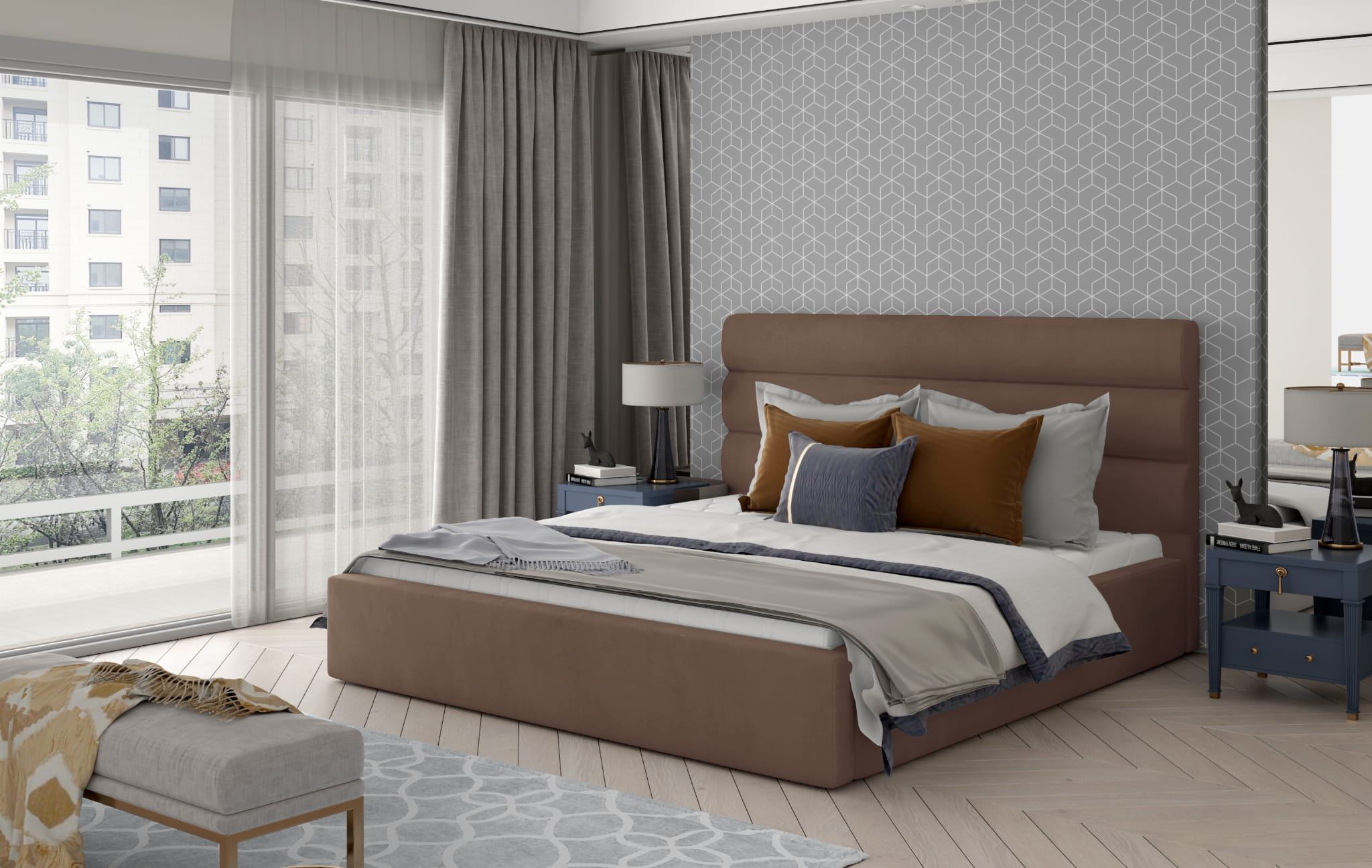 Callington Upholstered Bed M09