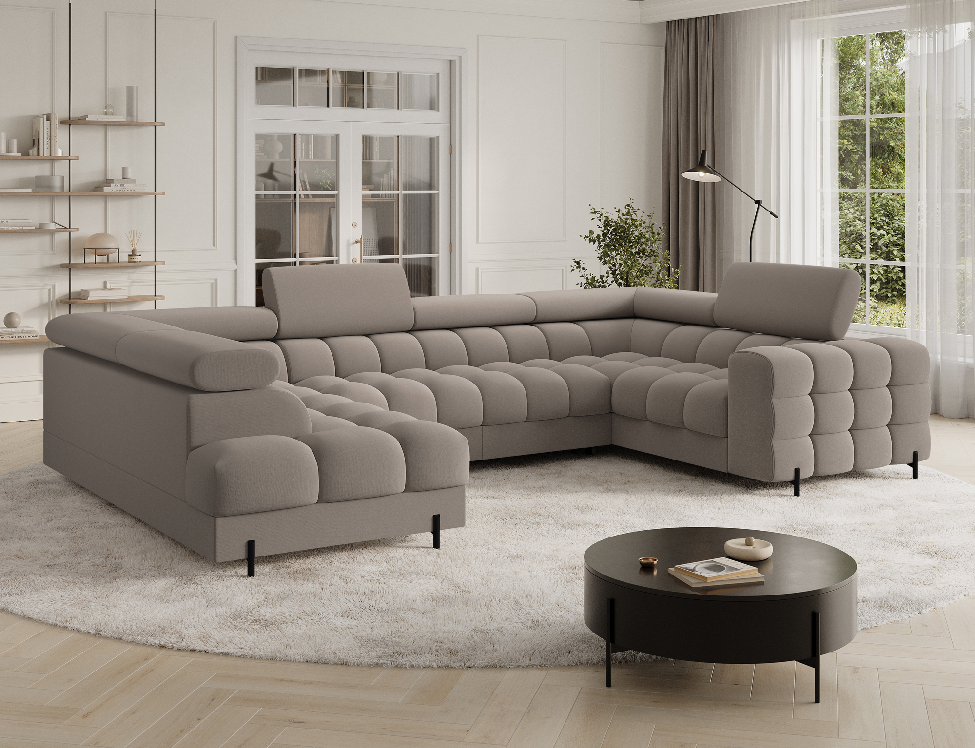 Ethan U Shaped Sofa bed with Storage SL18