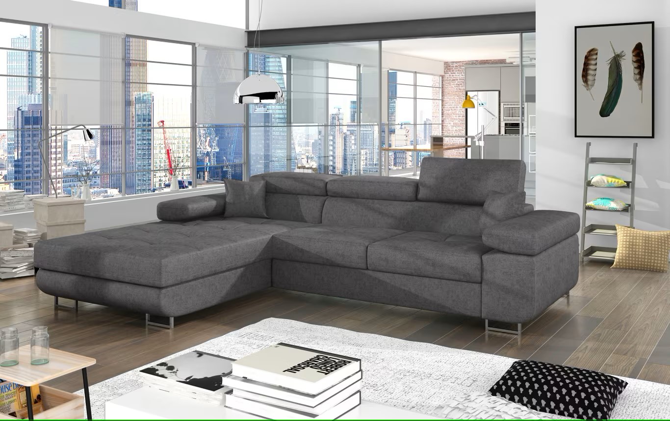 Edinburgh Corner Sofa Bed with Storage GS88