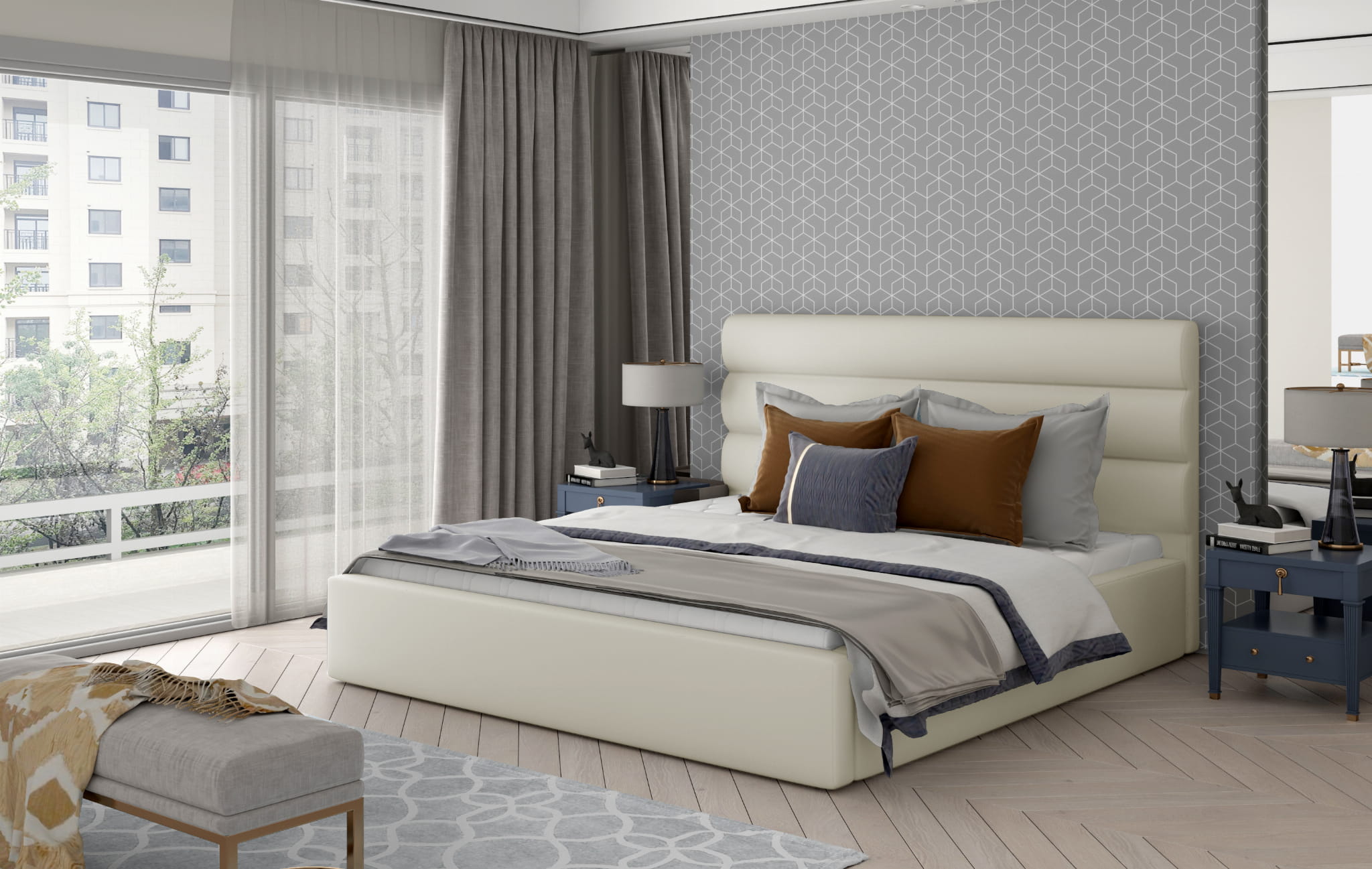 Callington Upholstered Bed S33