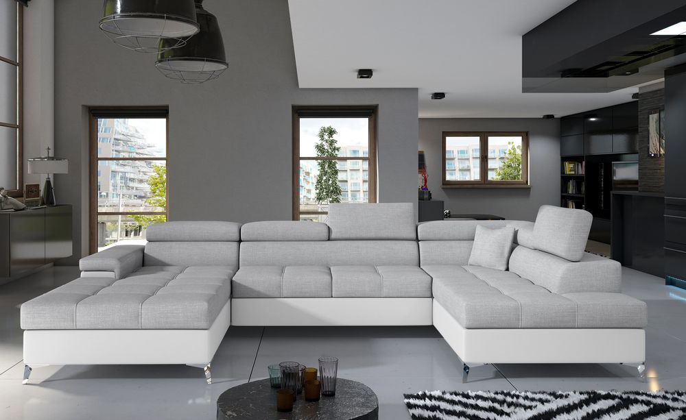 DreamScape U Shaped Sofa Bed with Storage S21/S17