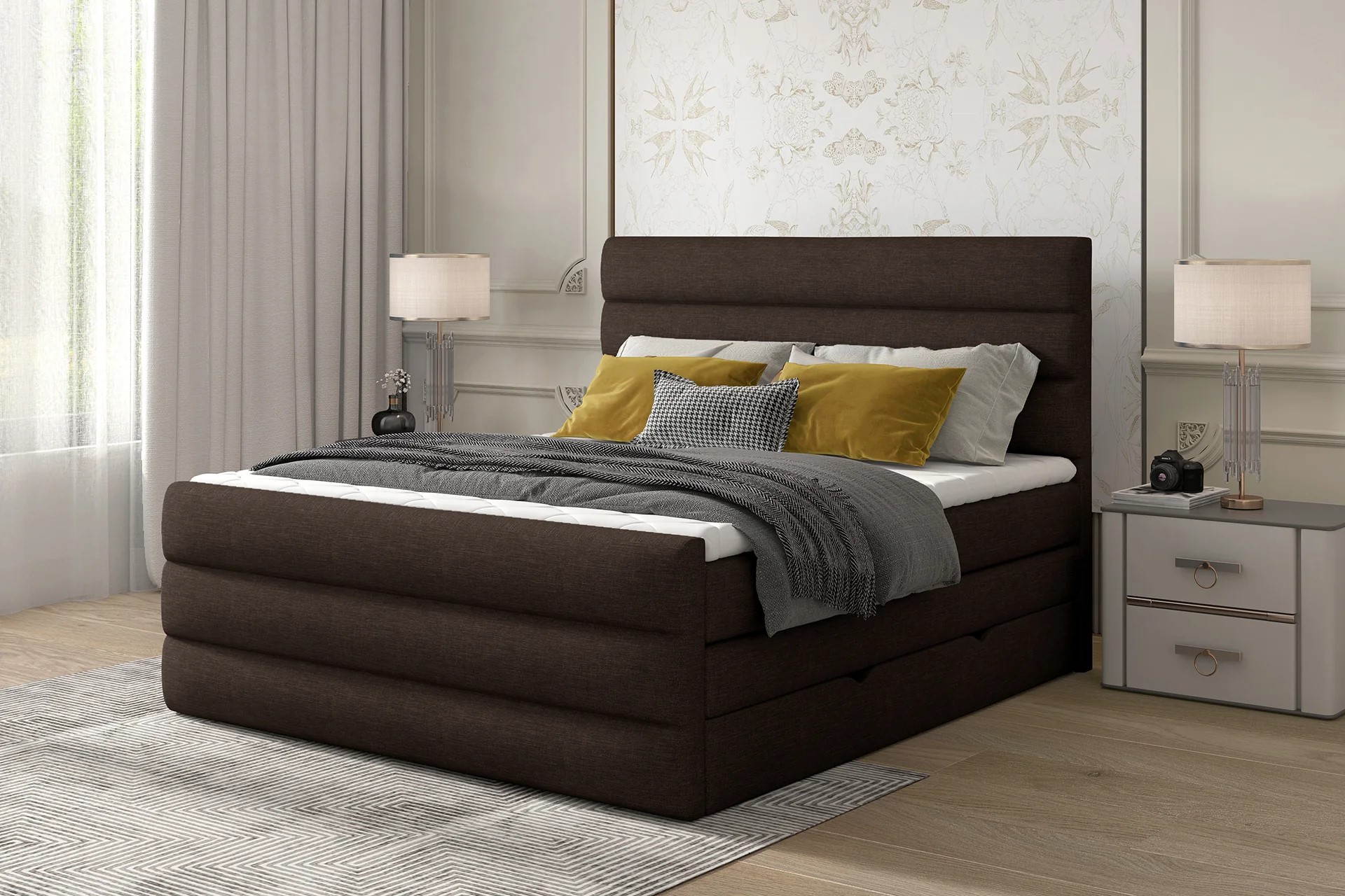 Ethan ViscoLuxe Bed with Storage S26