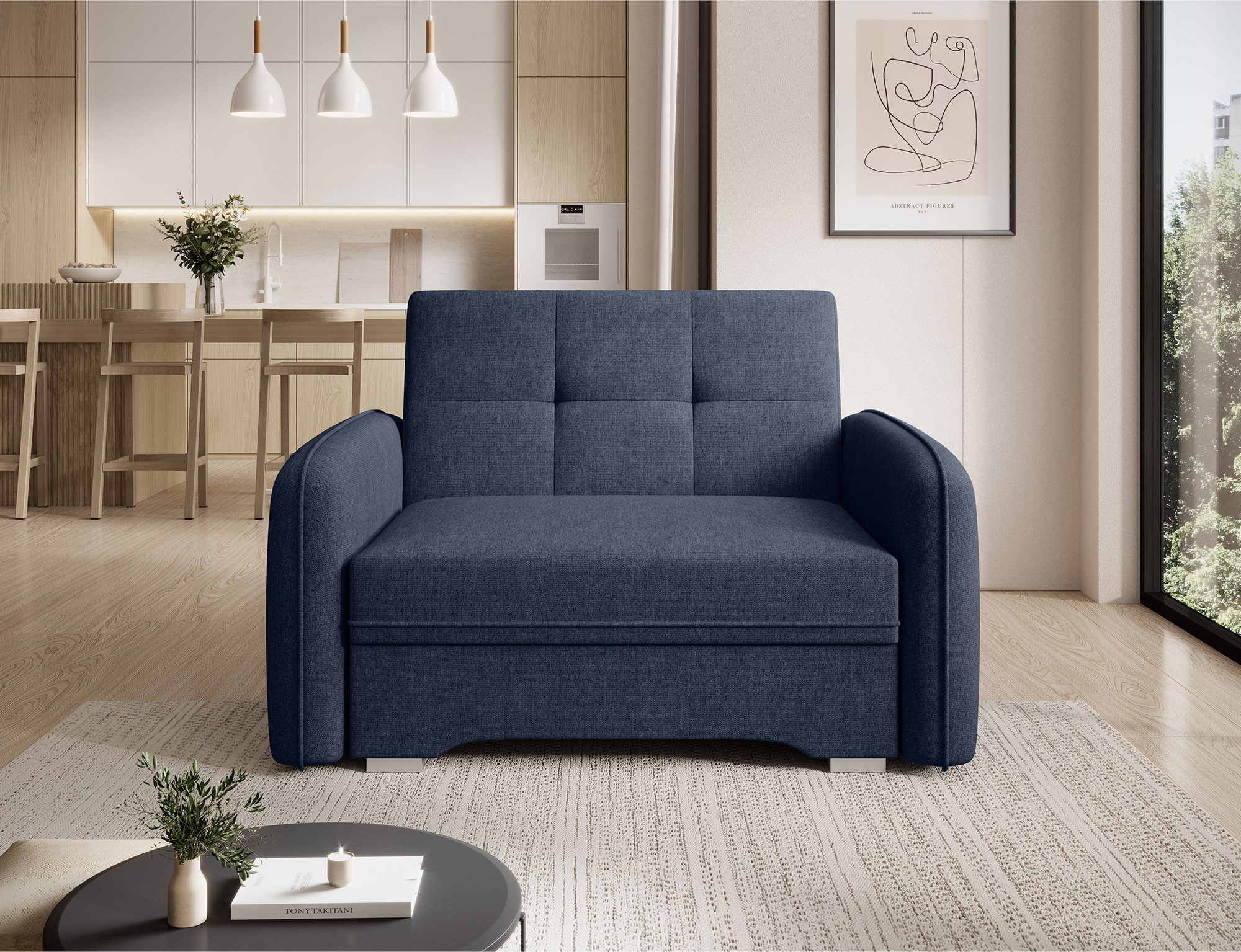 Cheshire Convertible 1 Seater Sofa with Storage PC40