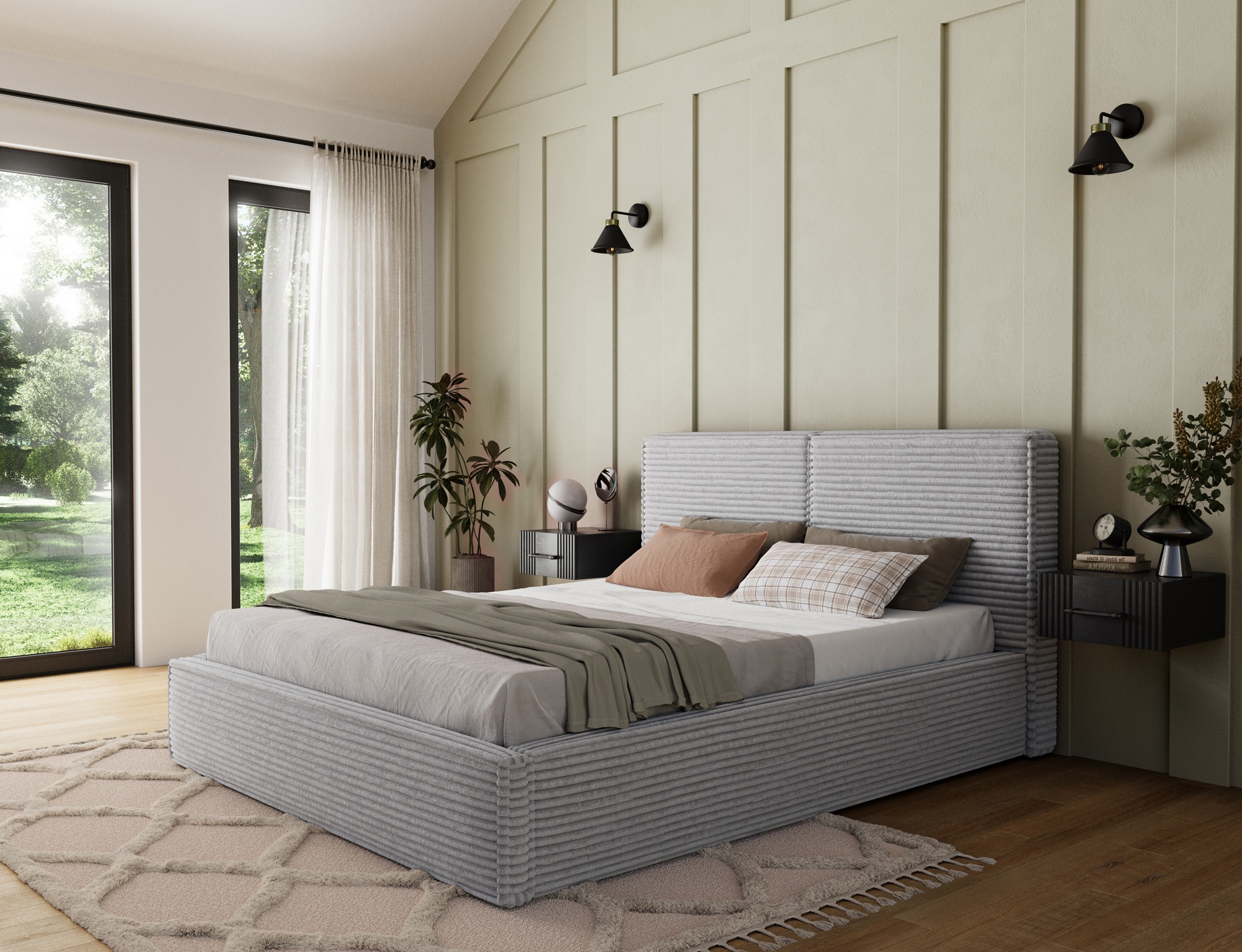 Basel Upholstered Bed ML03