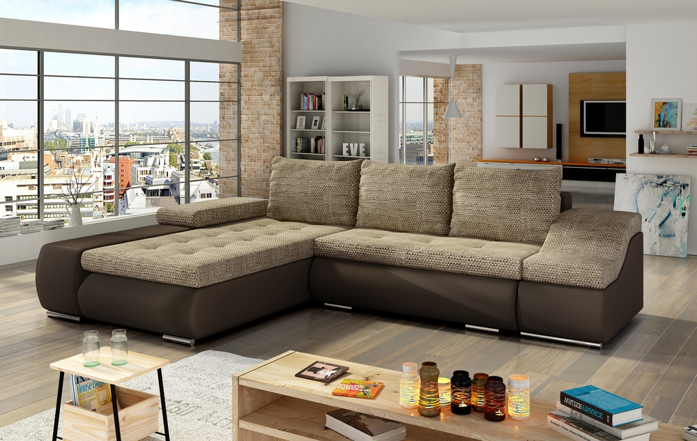 Birmingham Corner Sofa Bed with Storage B03/S66