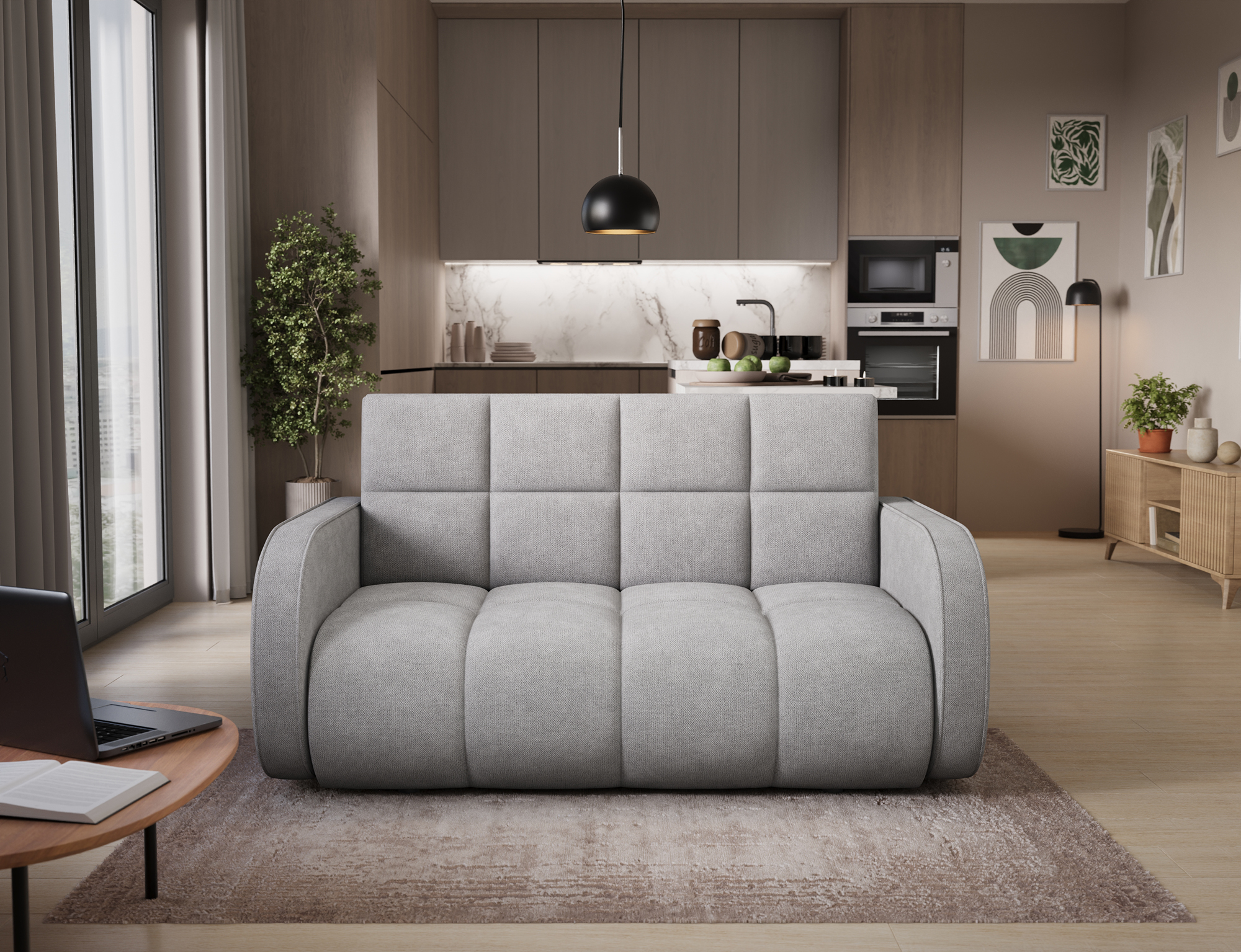 Dursley 3 Seater Sofa Bed with Storage PC03