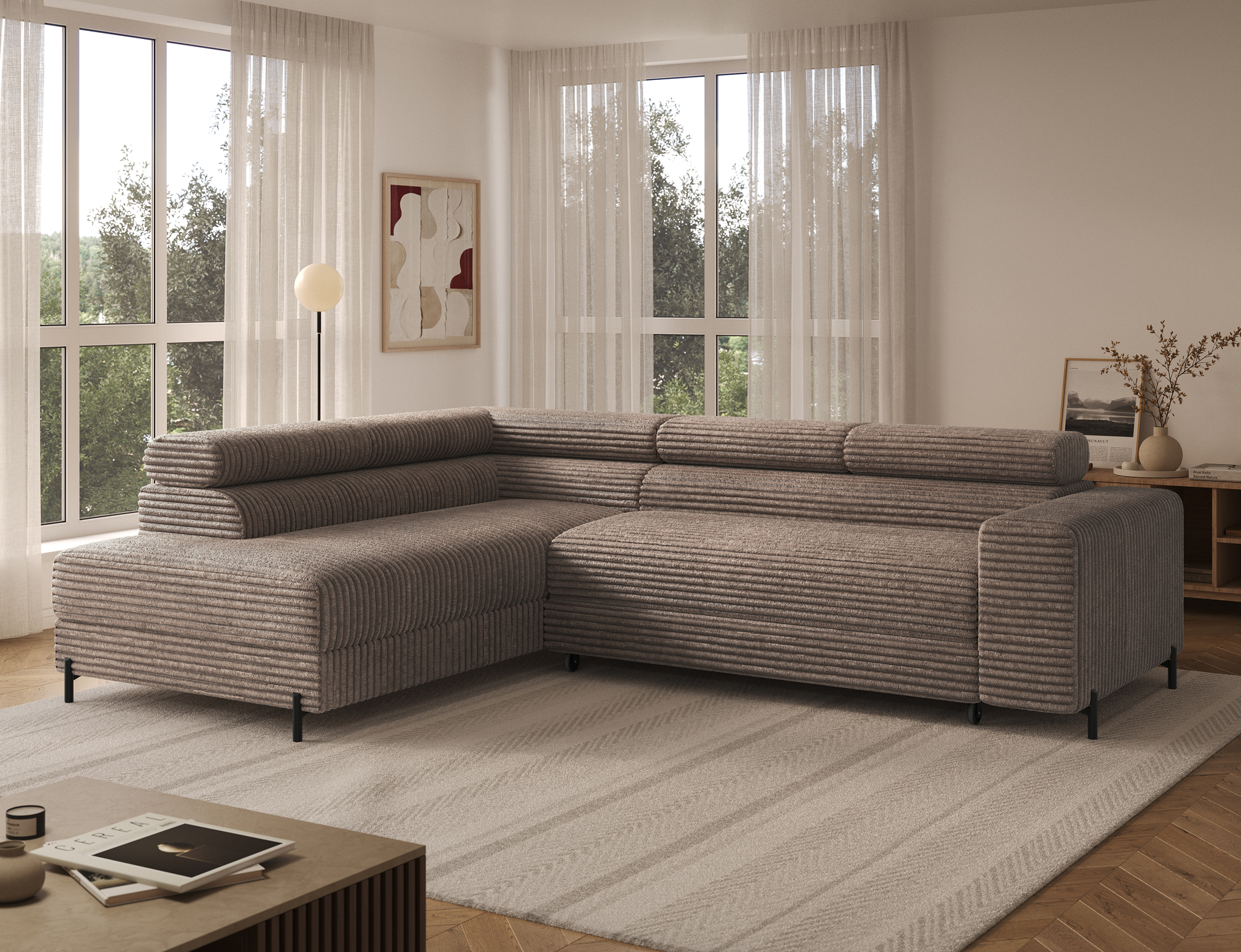Wakefield Corner Sofa Bed with Storage ML20