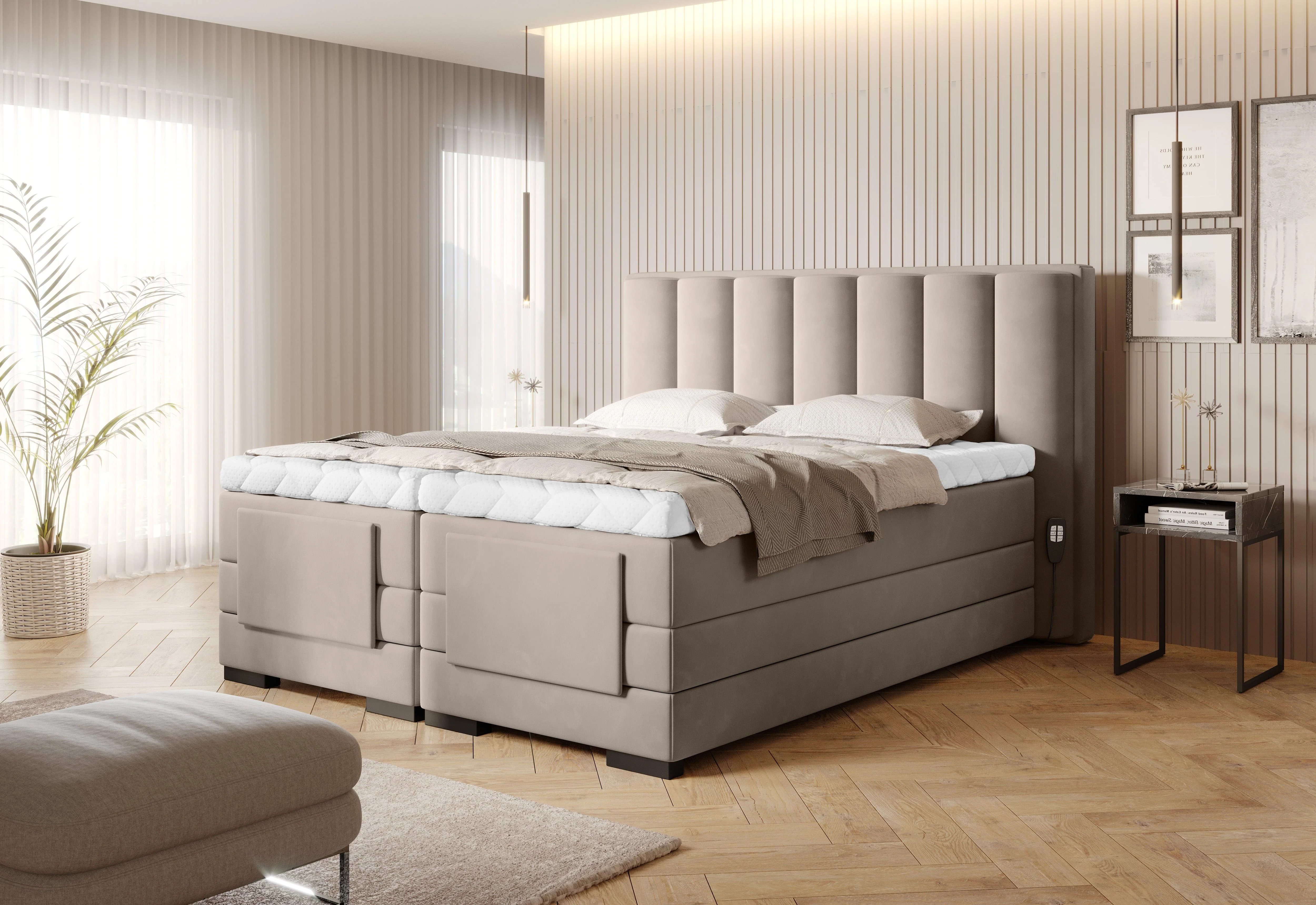 Cardiff Electronic Touch Adjustable Bed SL18
