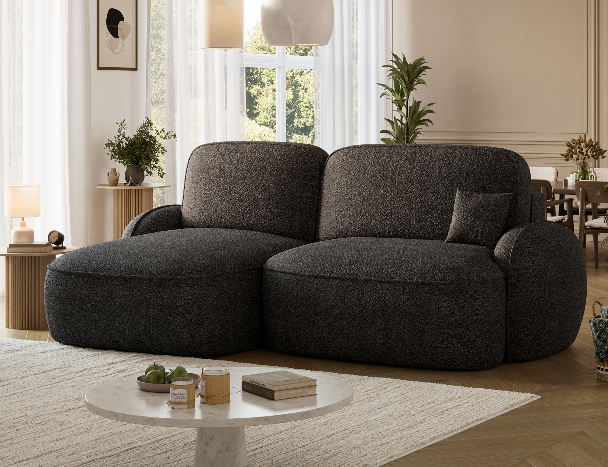 Tiverton Corner Sofa Bed with Storage RY05
